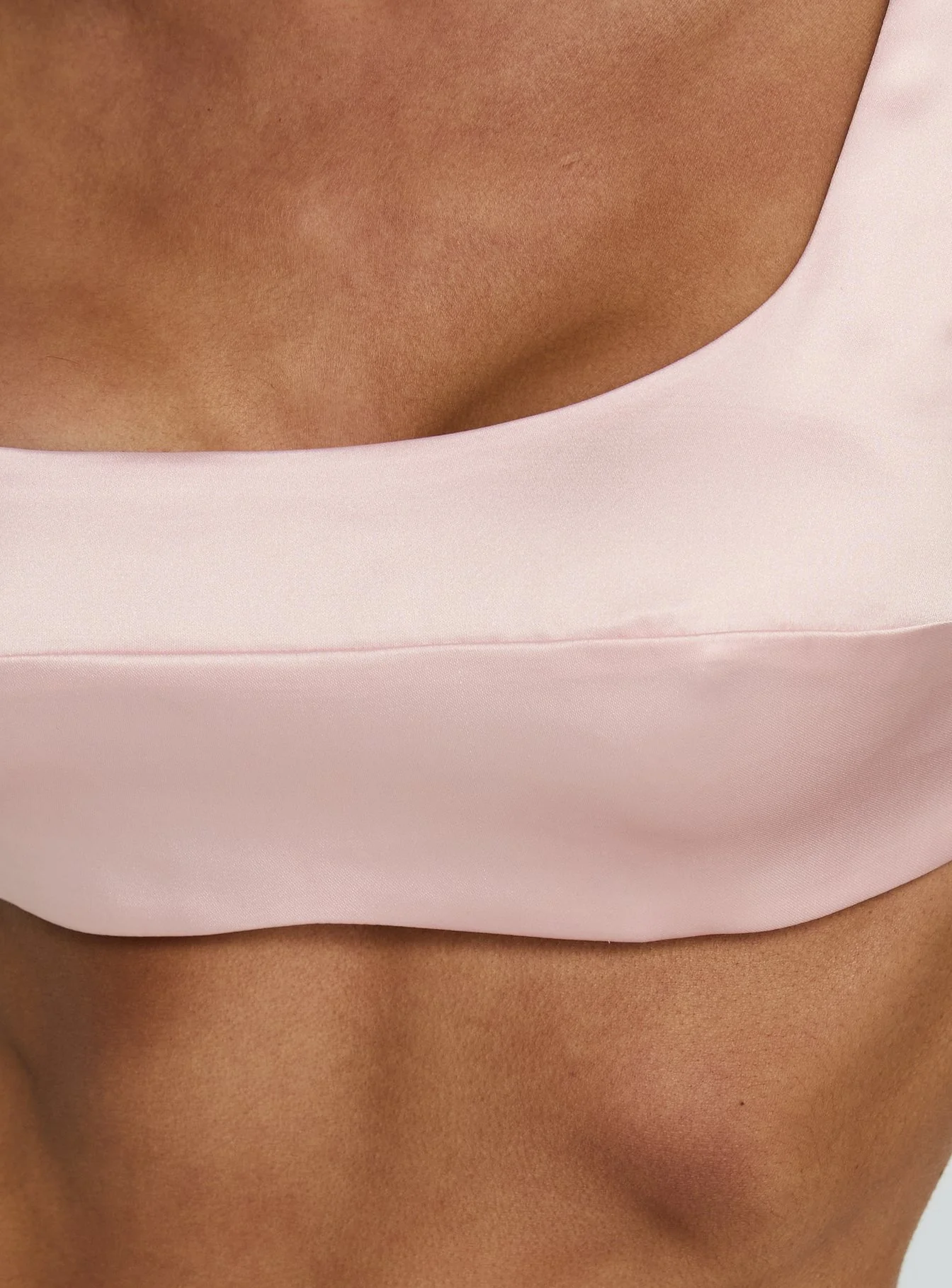 Adeeva Satin Micro Crop Top Pink - Image 6