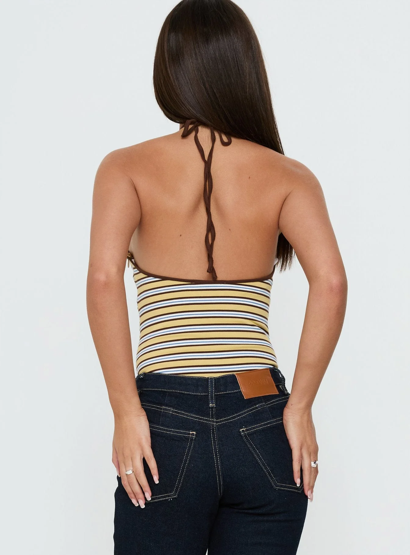 Aethoria Arrowneck Bodysuit Multi Stripe - Image 4