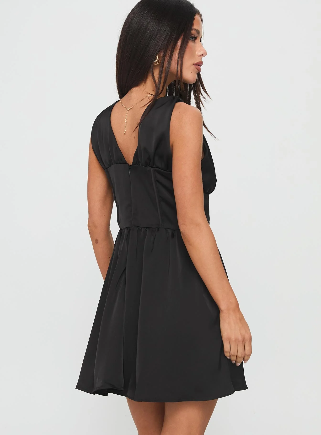 Alamere Mini Dress Black - Image 4