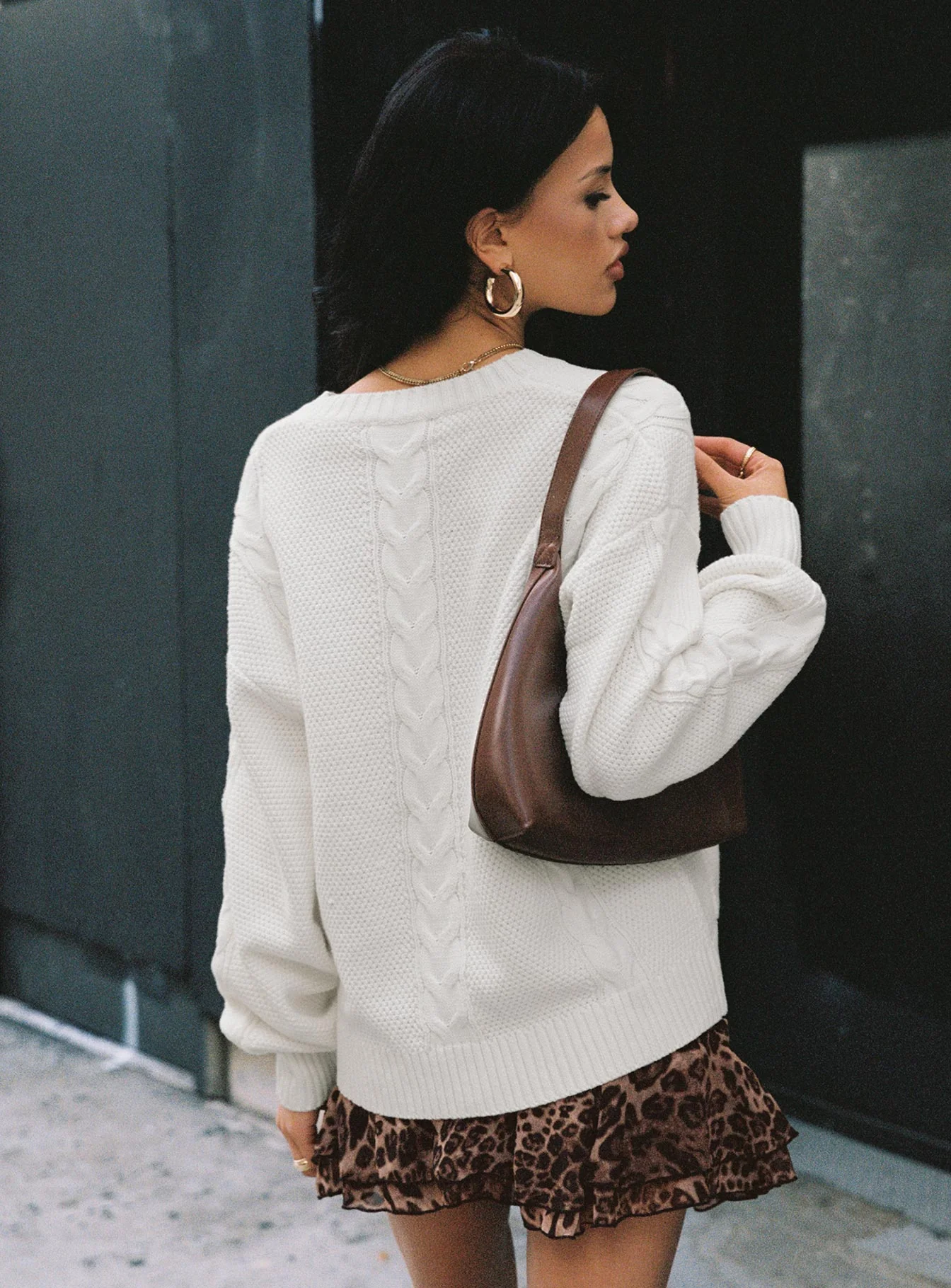 Aldgate Knit Cardigan Ivory - Image 4