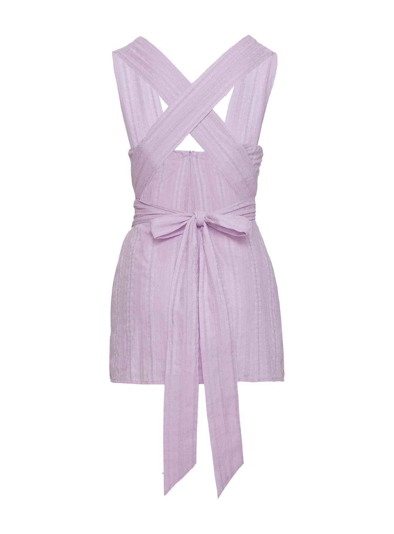 Alsace Mini Dress Lilac - Image 8