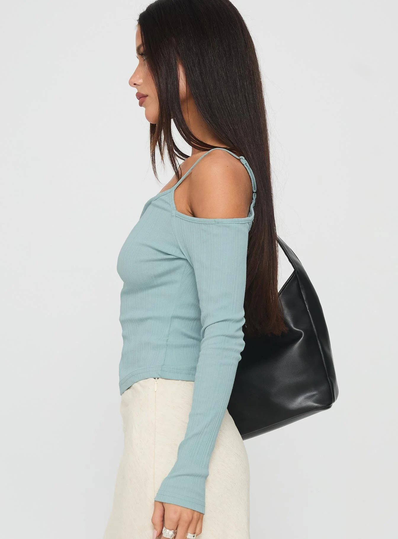 Amarante Rib Top Blue - Image 3