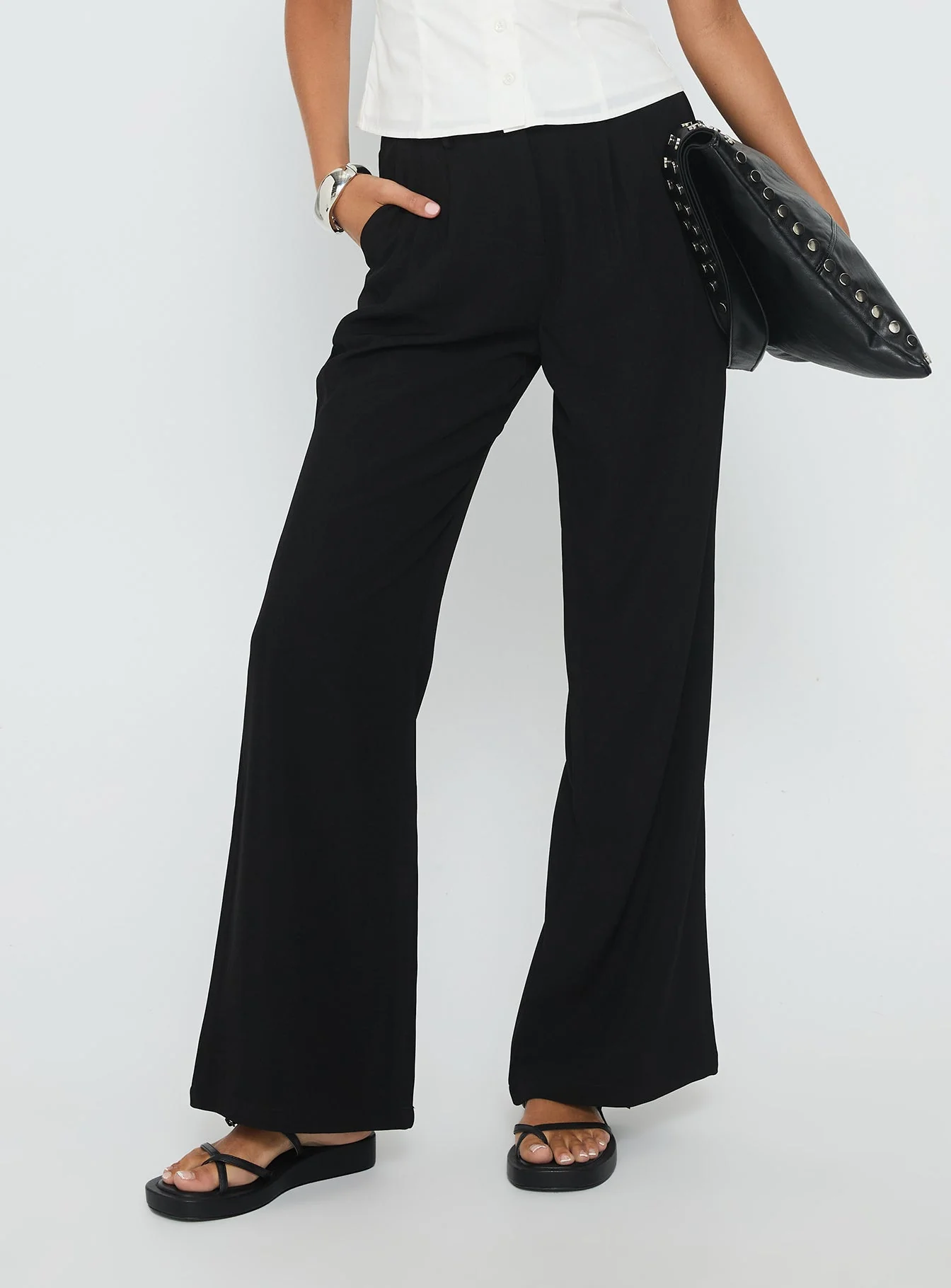 Ambient Wide Leg Pant Black - Image 2