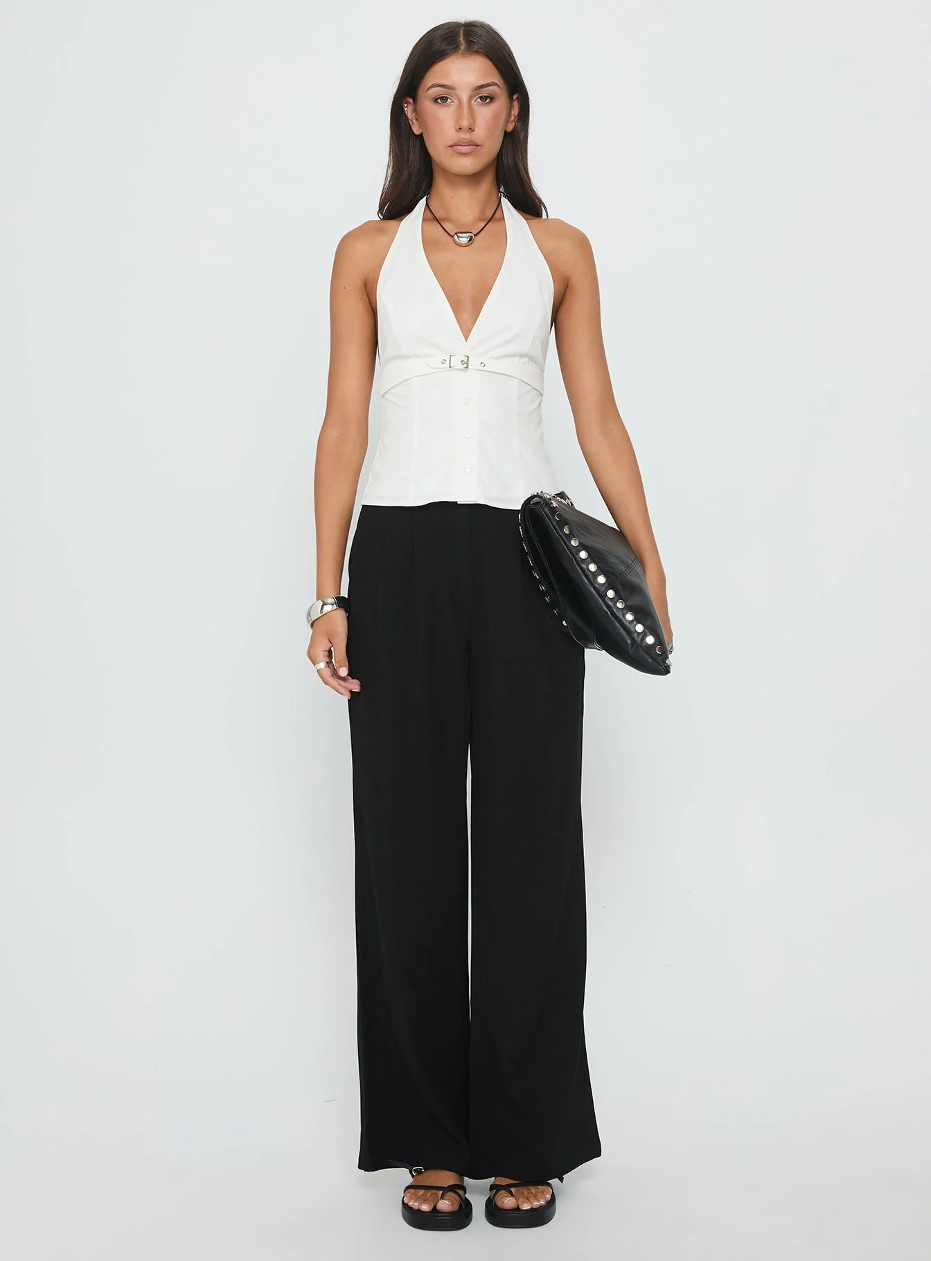 Ambient Wide Leg Pant Black - Image 7