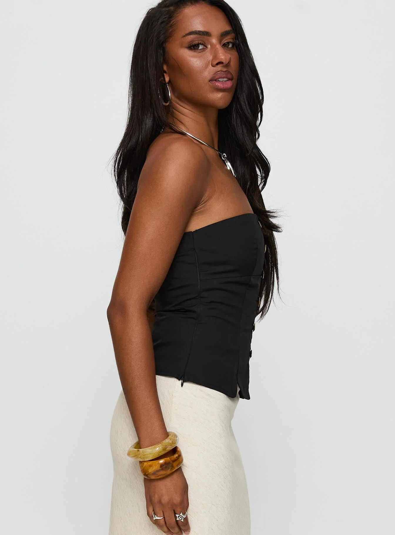 Analeia Strapless Top Black - Image 4