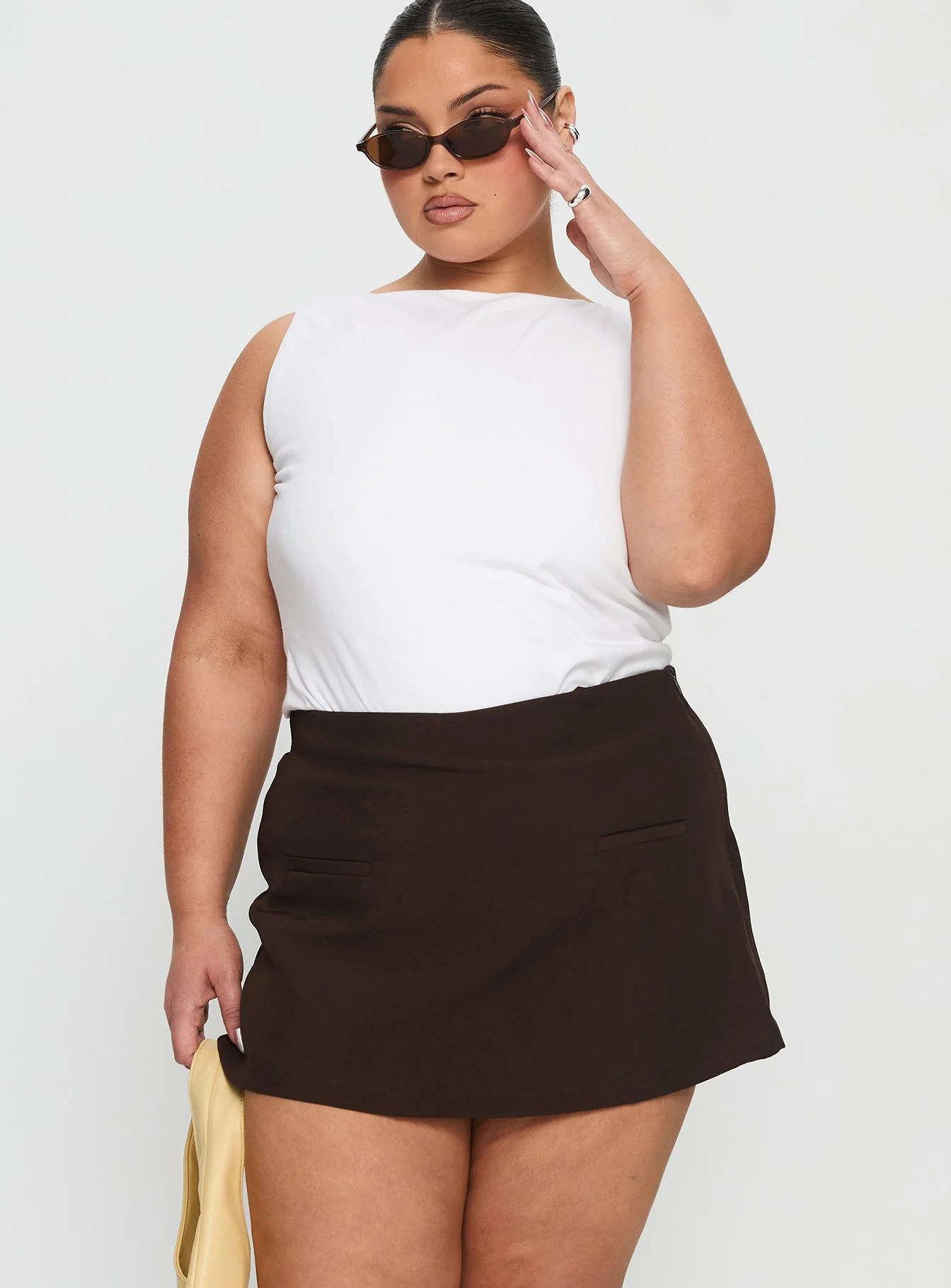 Anette Skort Chocolate Curve - Image 2