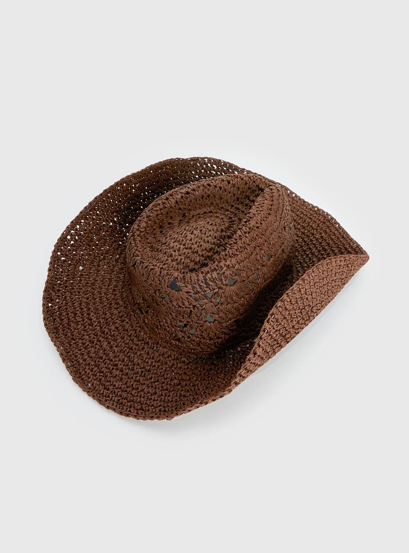 Anistyn Woven Cowboy Hat Tan - Image 3