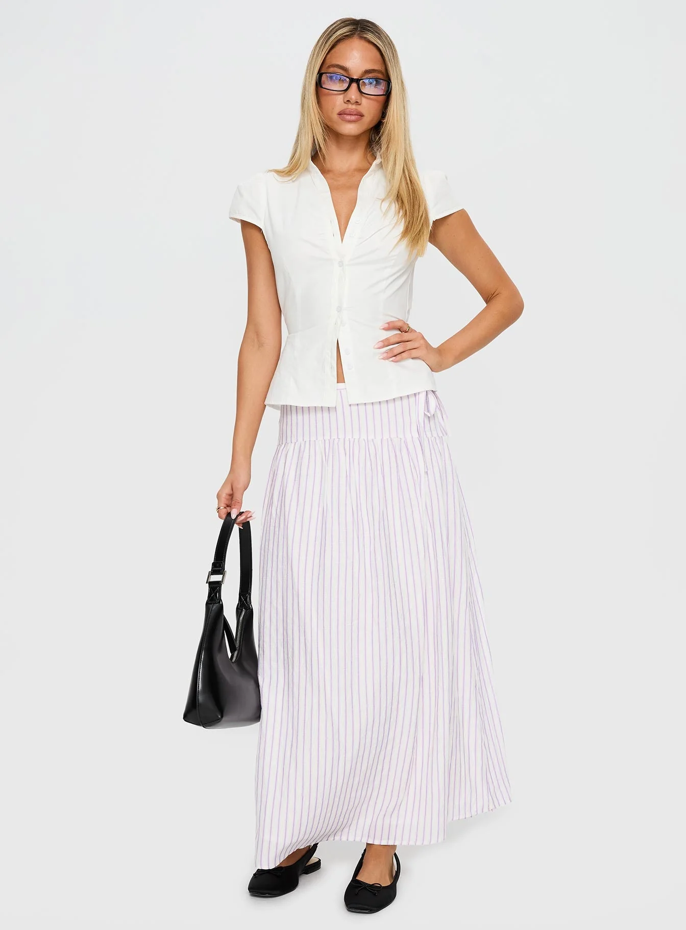 Antheia Maxi Skirt White Multi - Image 2