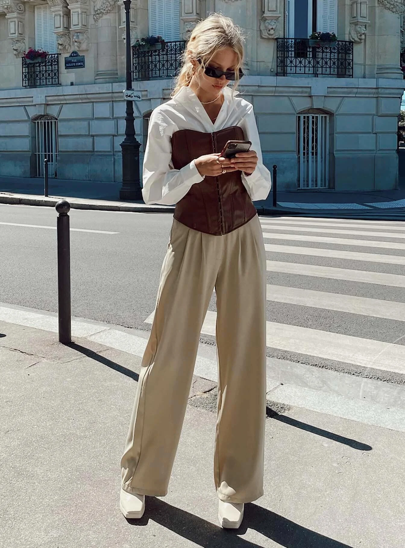 Archer Pants Taupe Tall - Image 10