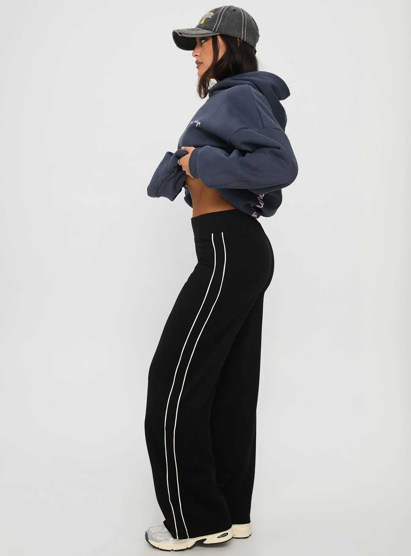 Ascenda Straight Leg Track Pant Black - Image 4