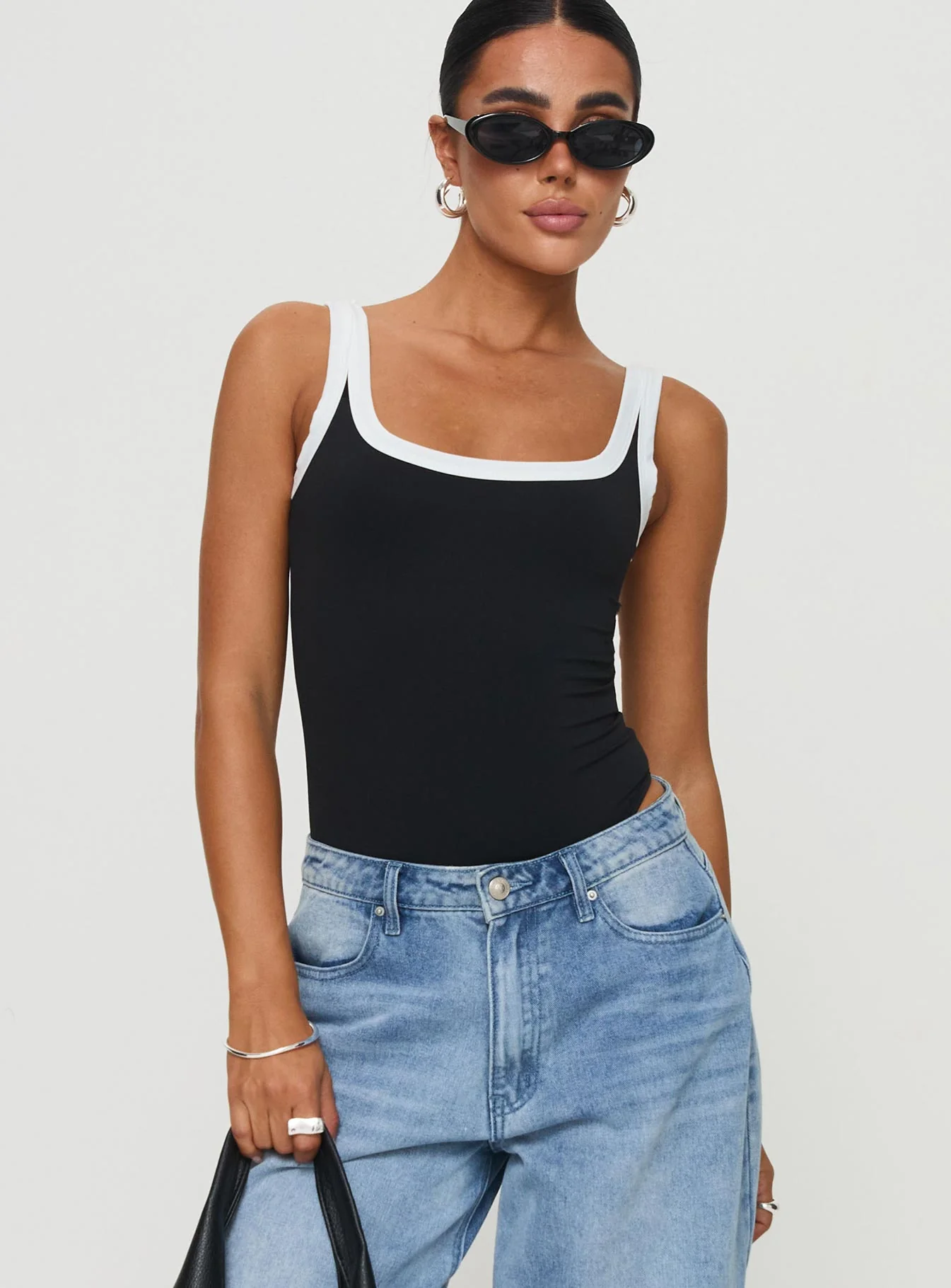 Astrea Bodysuit Black / White - Image 2