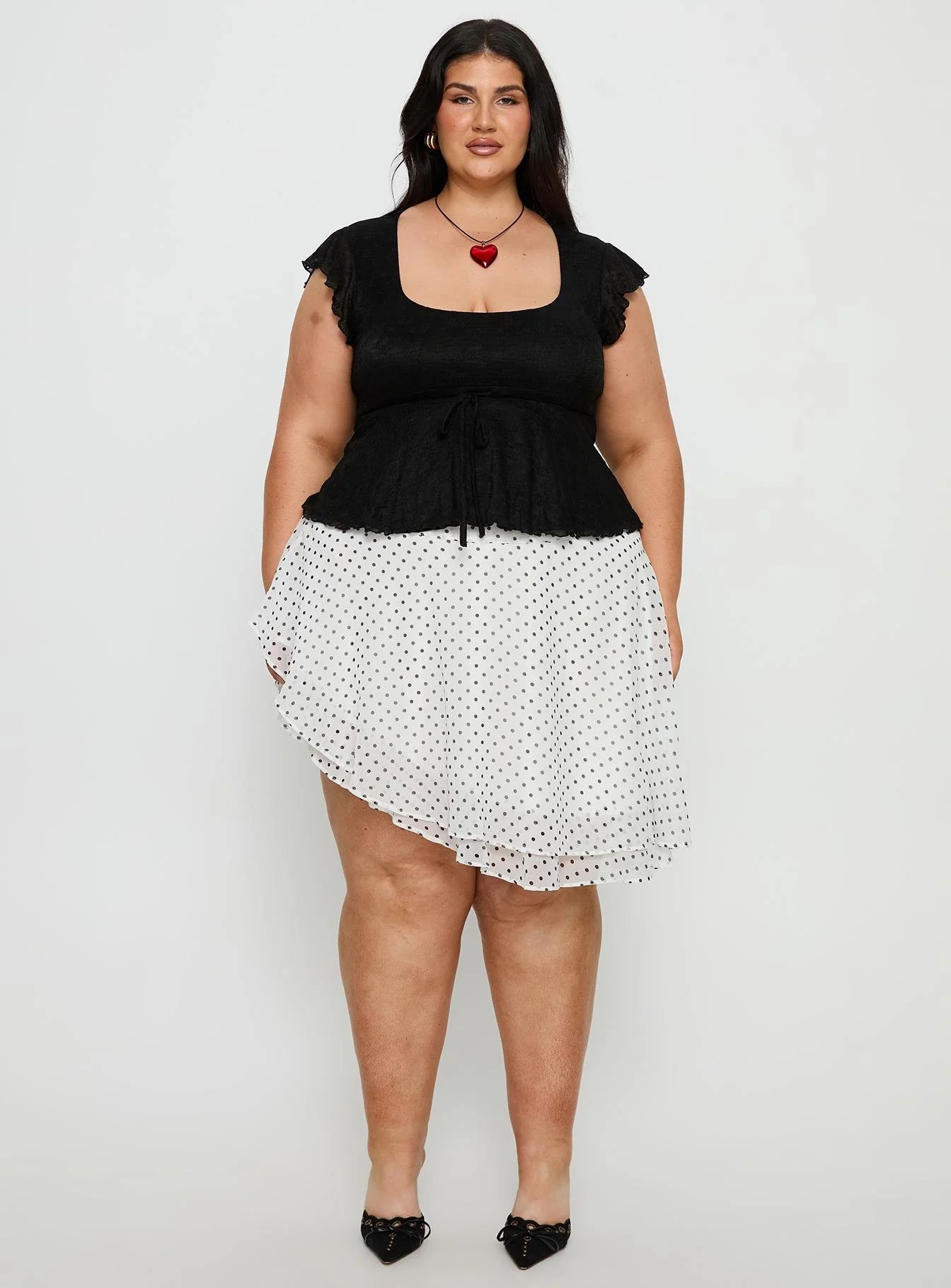 Auroraah Frill Top Black Curve - Image 6