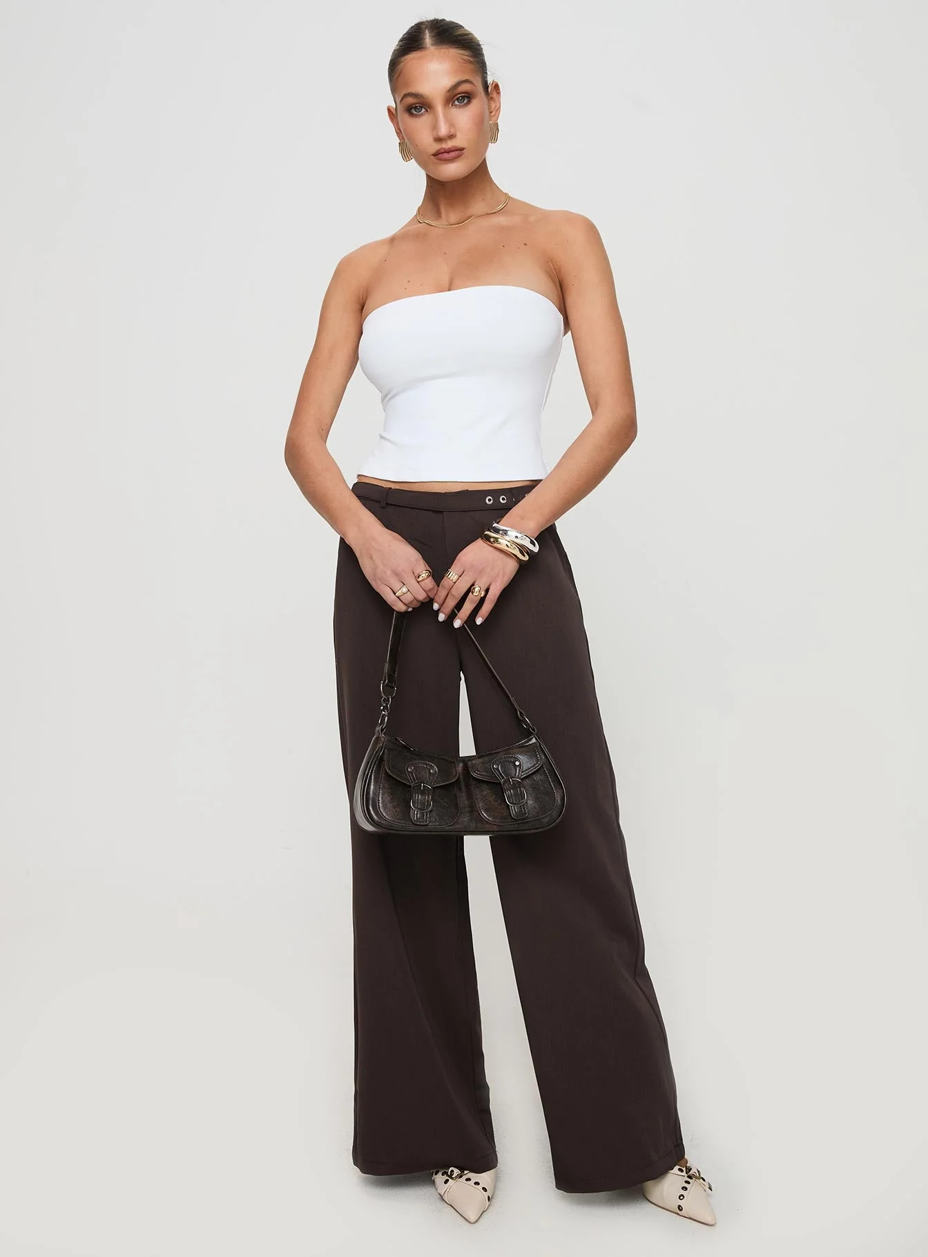 Aurorah Strapless Top White - Image 3