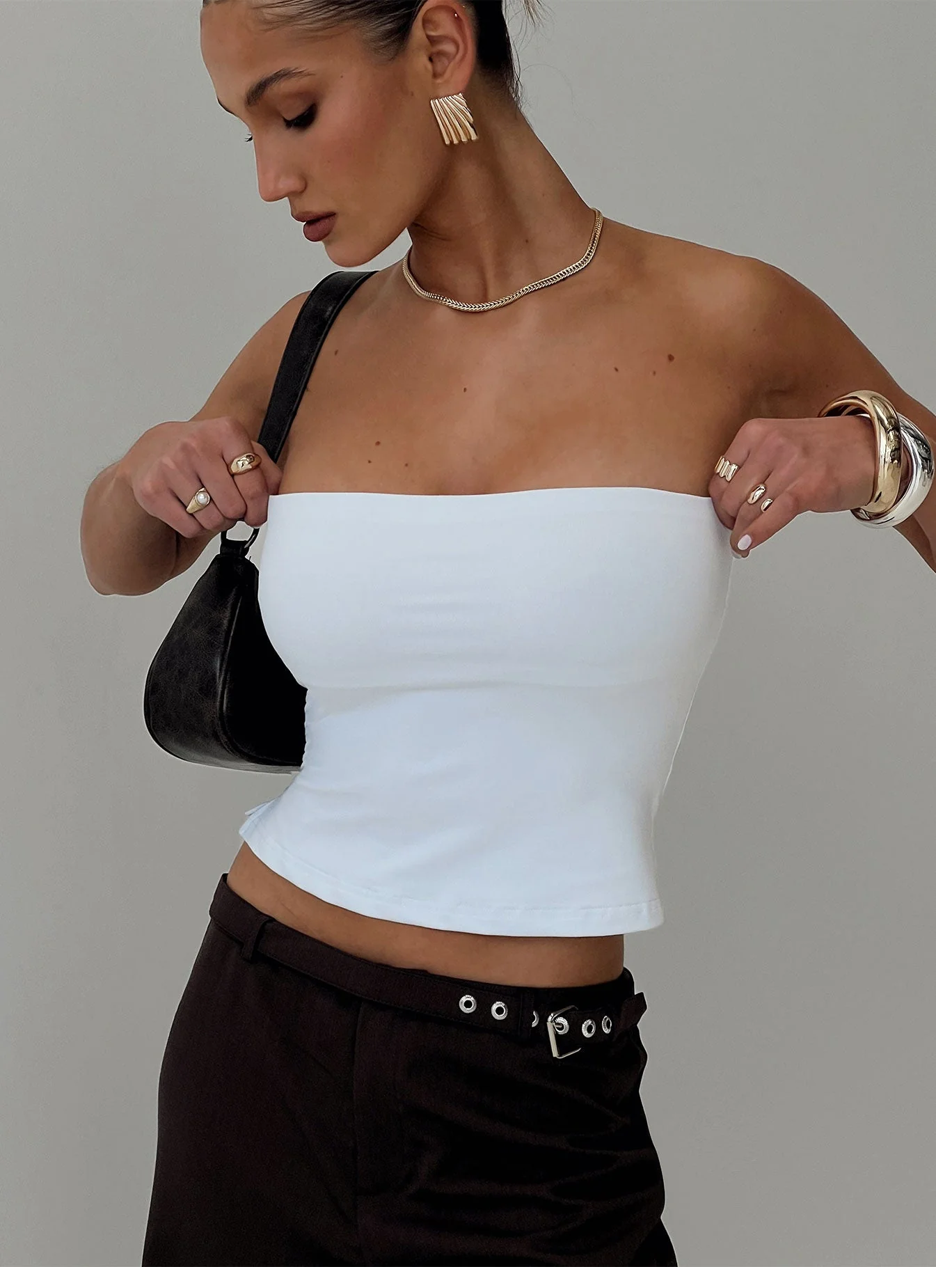 Aurorah Strapless Top White - Image 8