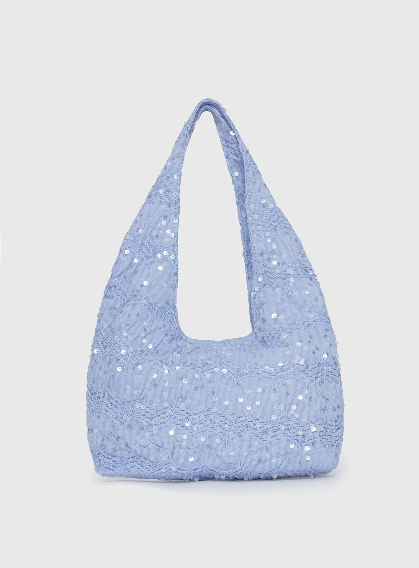 Baby Honey Sequin Shoulder Bag Blue - Image 2