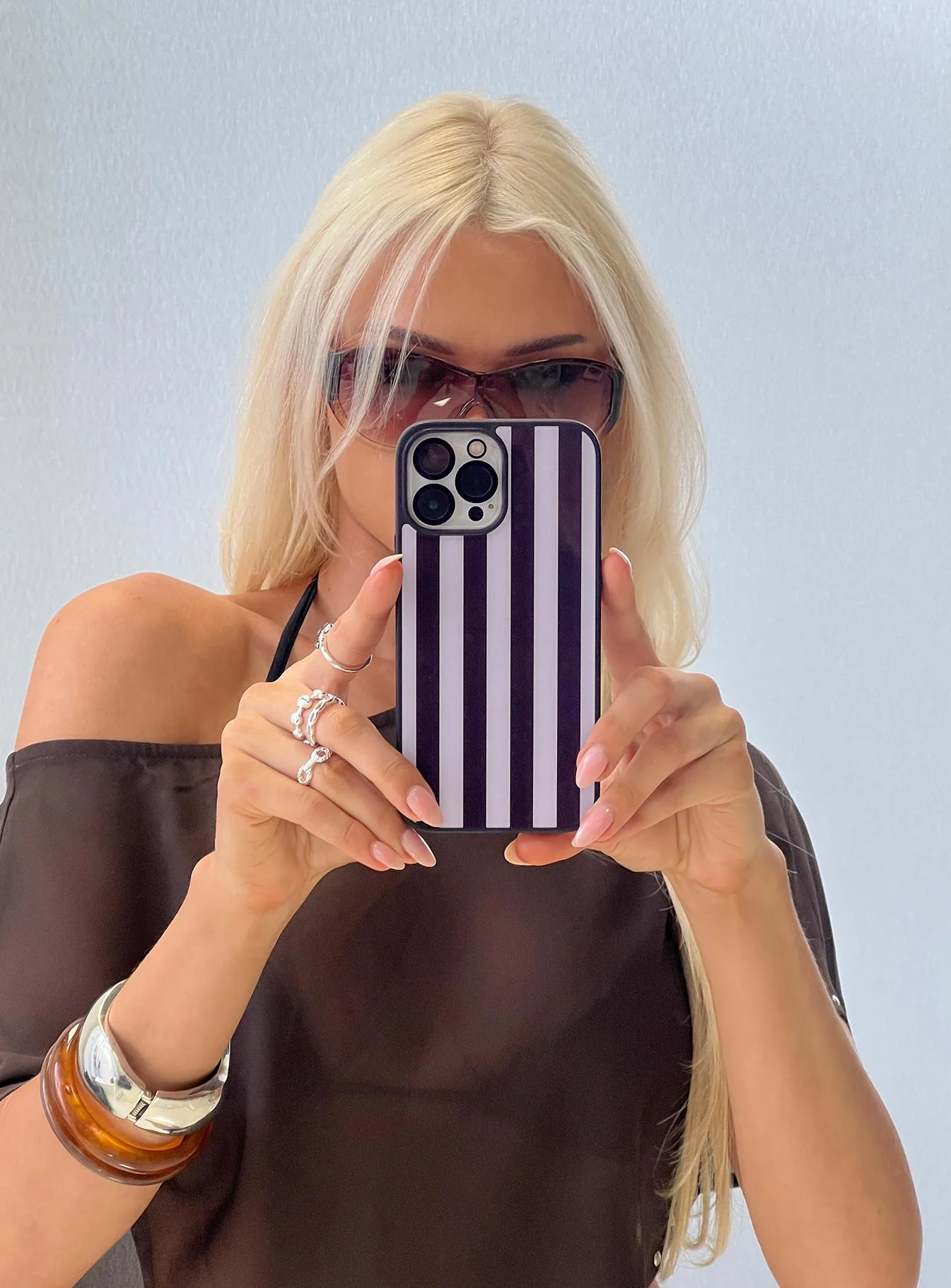 Baby Steps iPhone Case Purple / Chocolate - Image 3