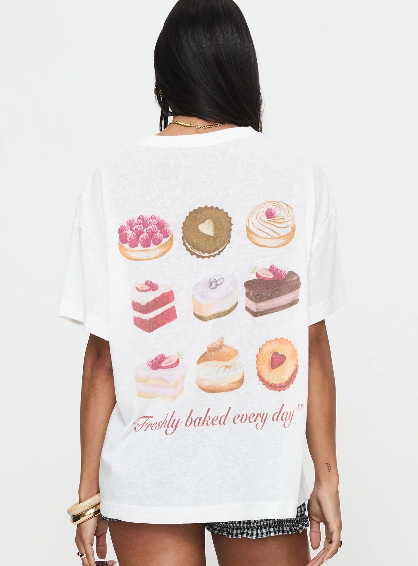 Bakery Caked Oversized Tee Cream - Image 5