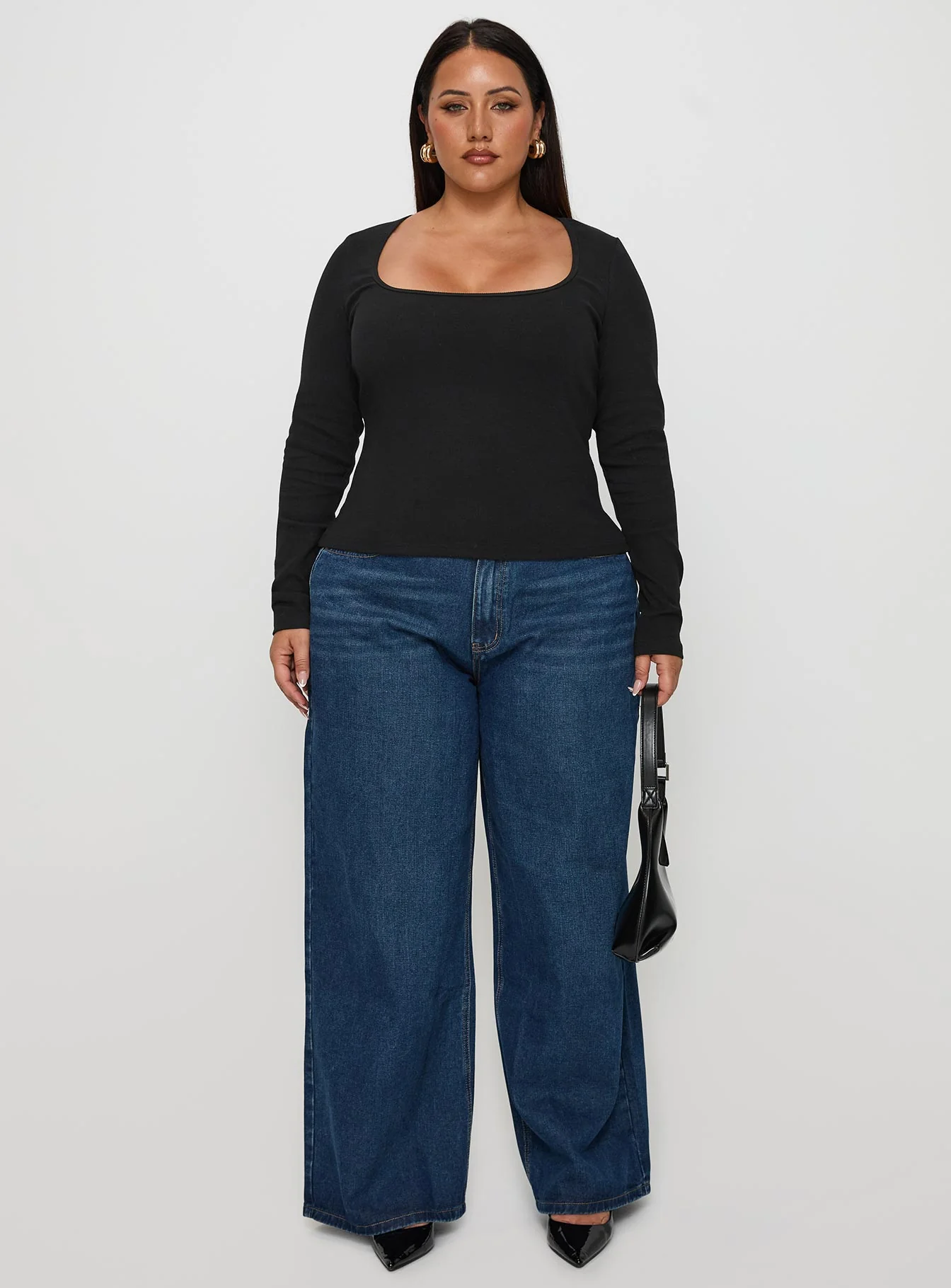 Baseline Long Sleeve Top Black Curve - Image 7