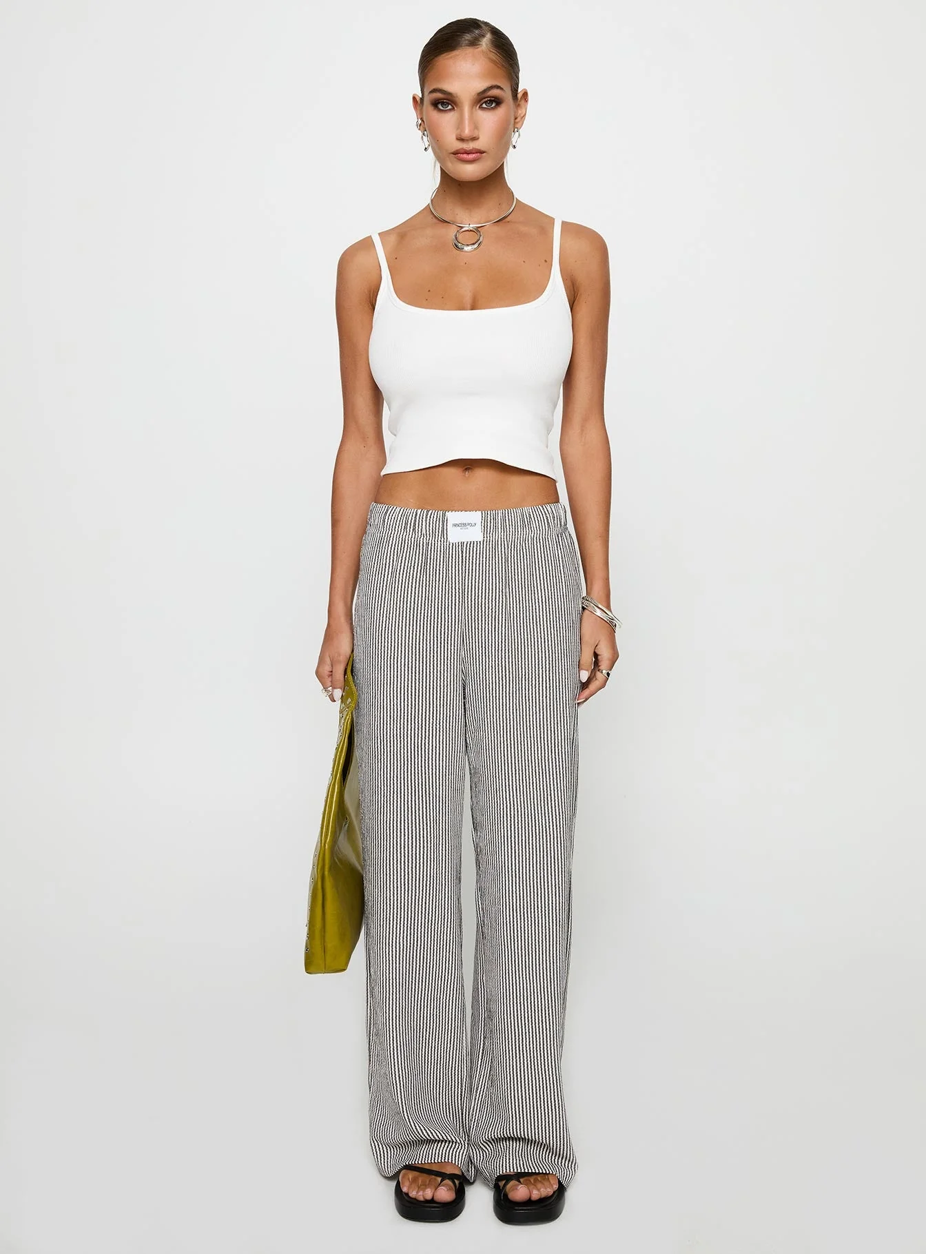 Beach House Pants Black / White Stripe - Image 7
