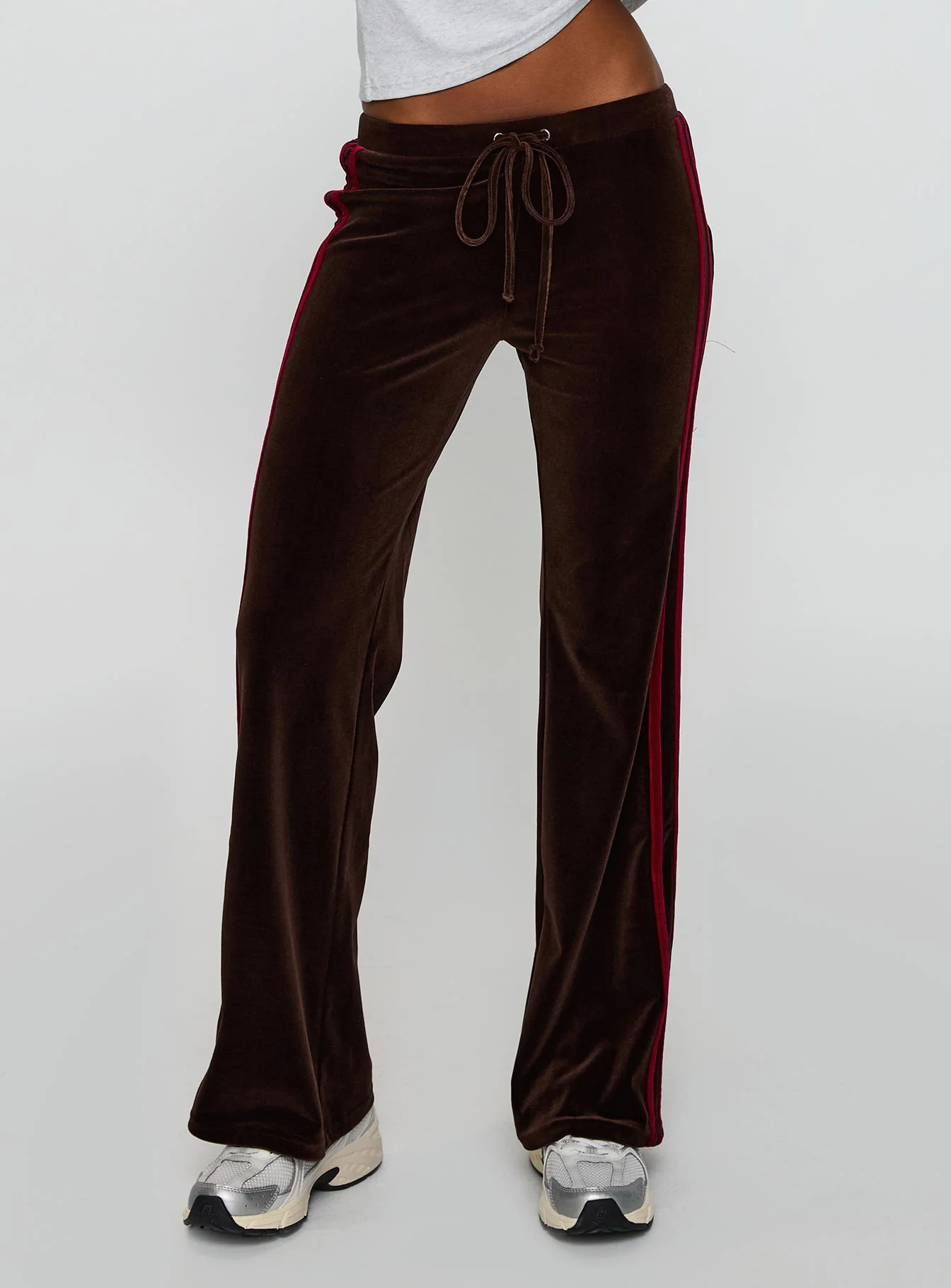 Belita Trouser Brown / Red - Image 2