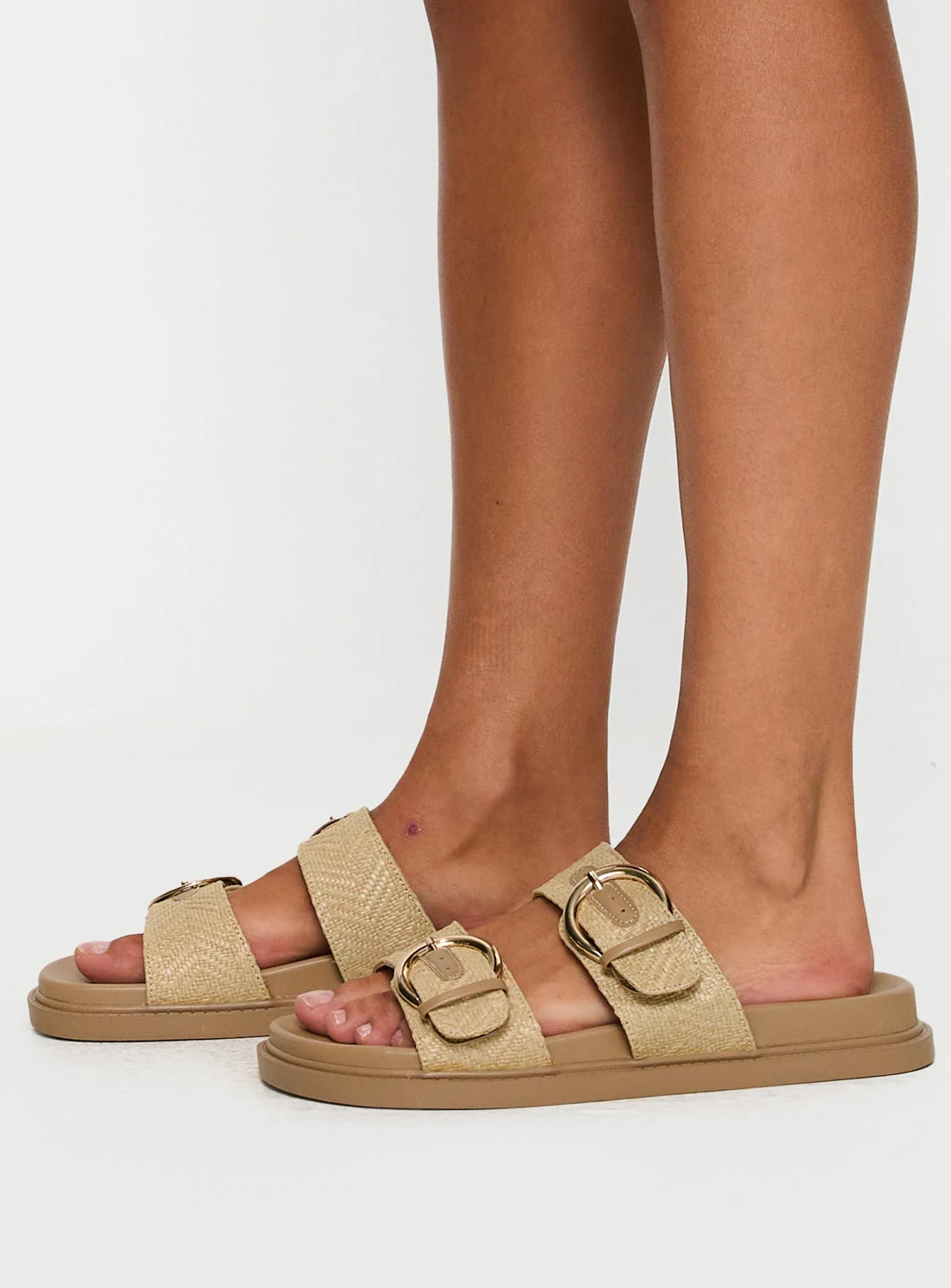 Billini Wilmer Sandals Natural Raffia - Image 3