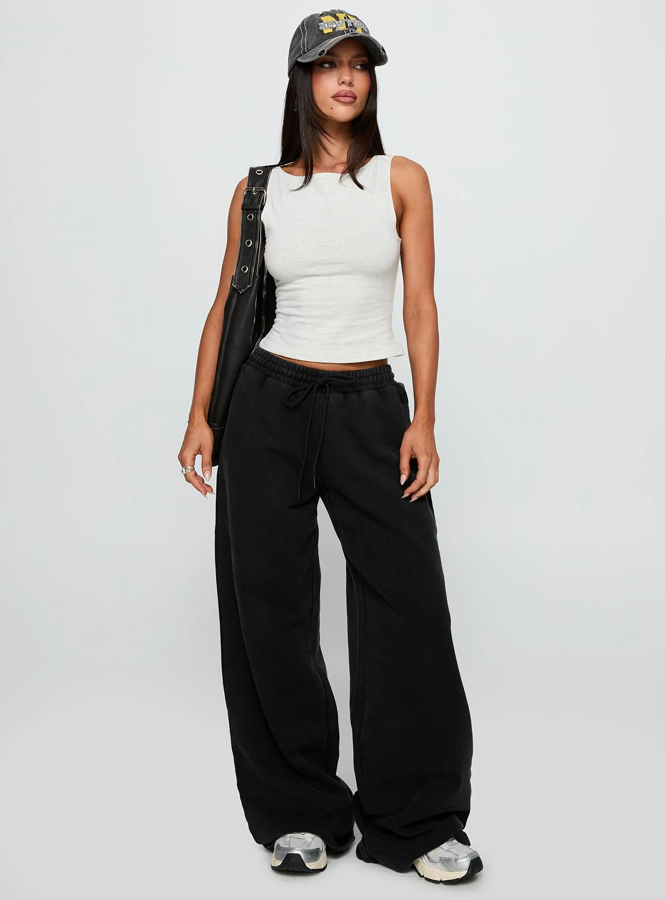 Bleeker High Neck Top Grey Marle - Image 3