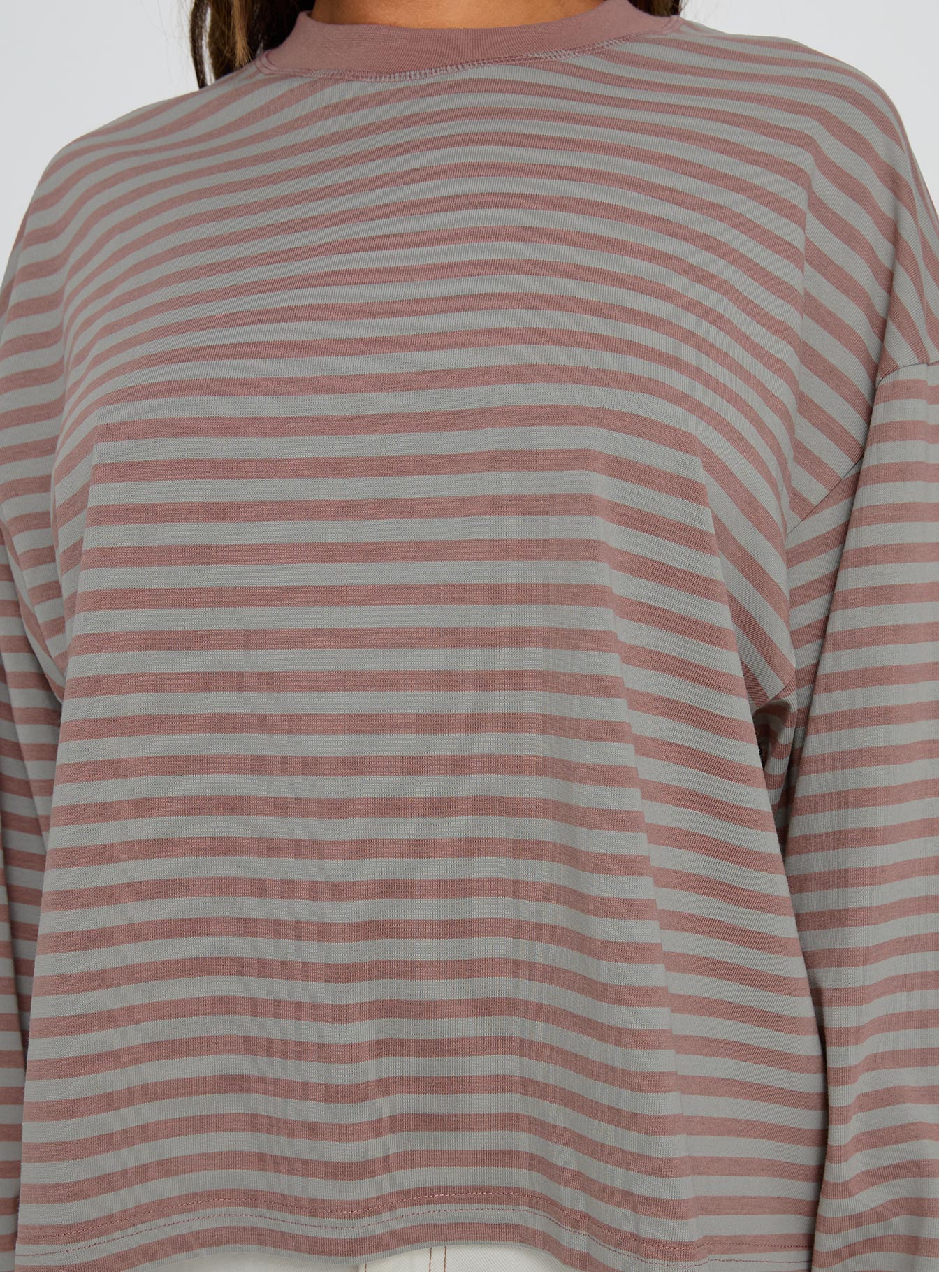 Bloom Long Sleeve Muted Pastels Stripe - Image 6