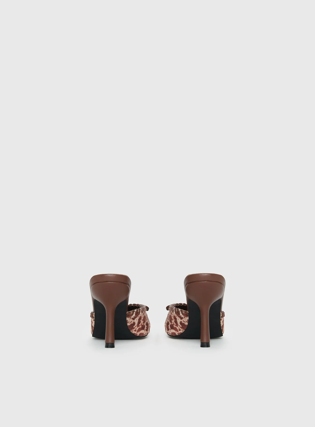 Boardroom Pointed Toe Heels Caramel Cow - Image 4