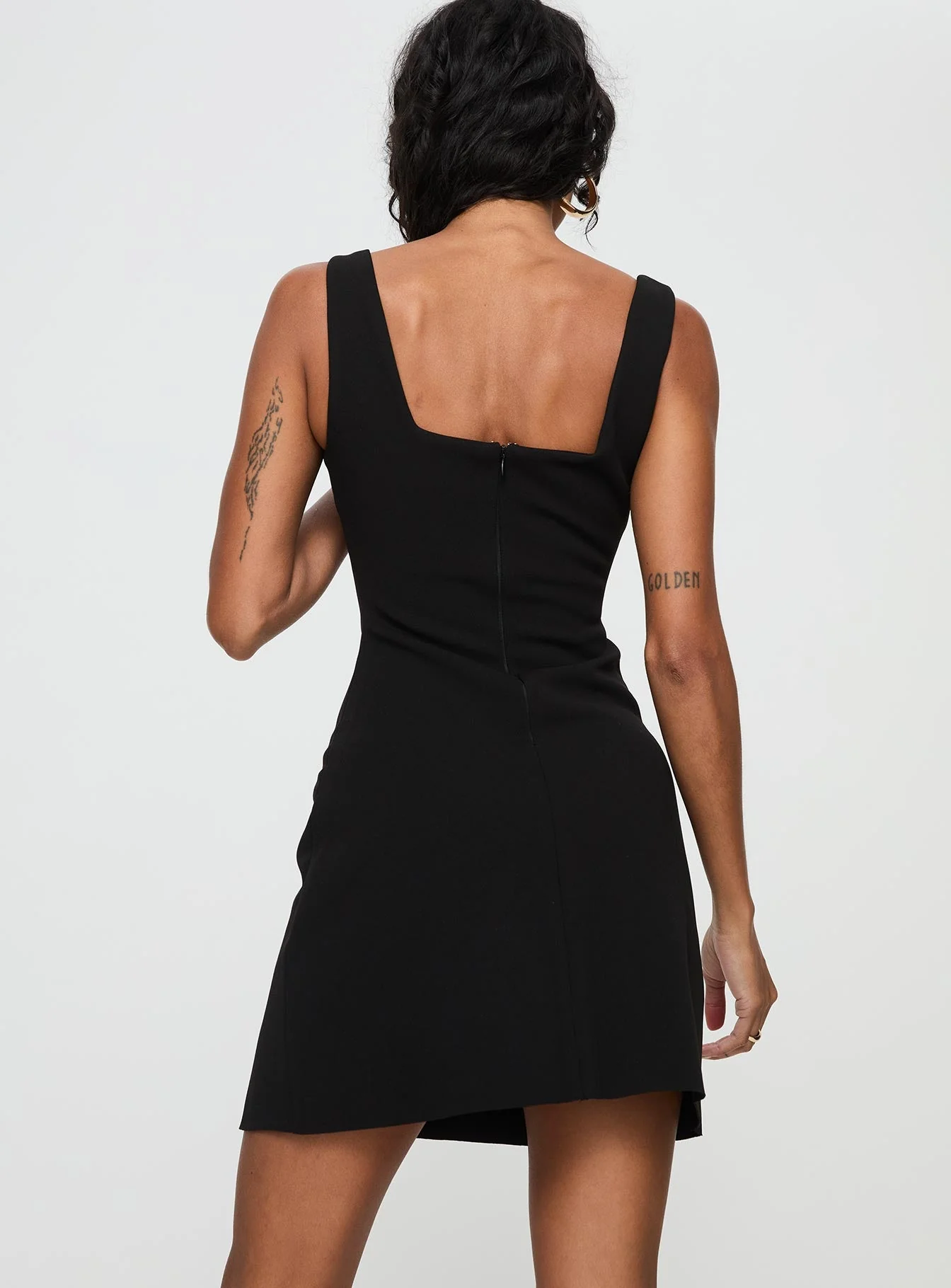 Bombshell Mini Dress Black - Image 7