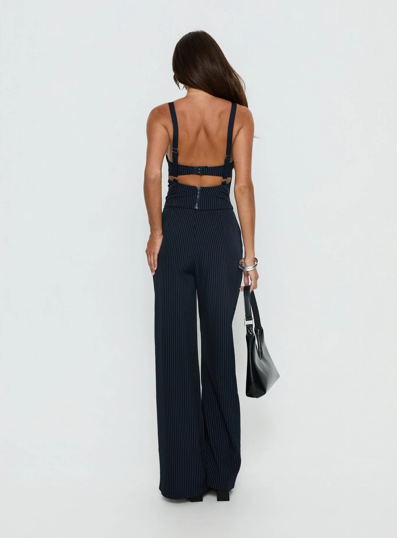 Briana Set Navy Pinstripe Tall - Image 5