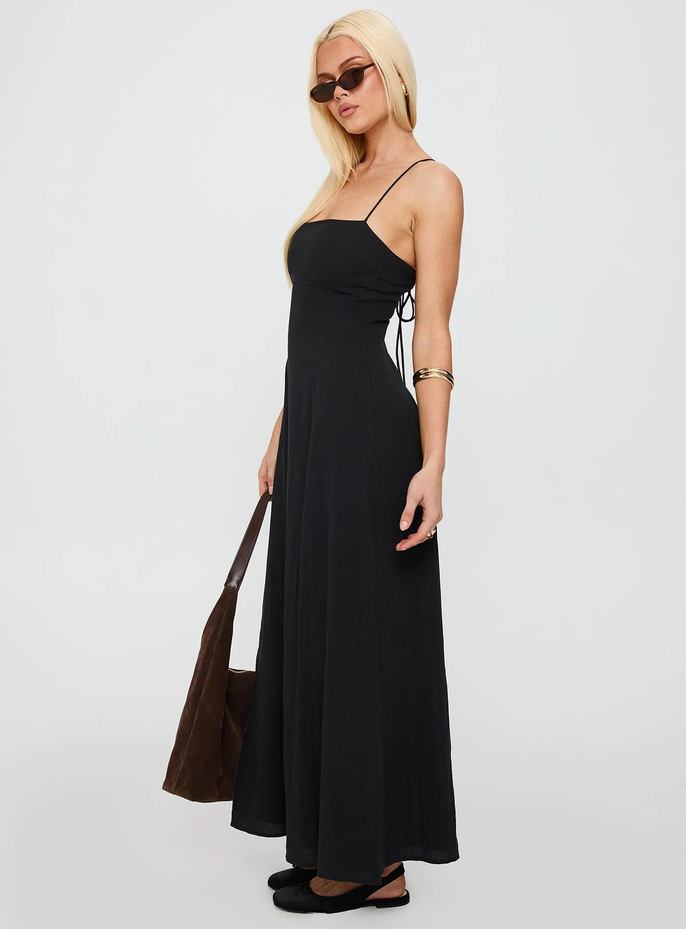 Brightwell Maxi Dress Black - Image 3