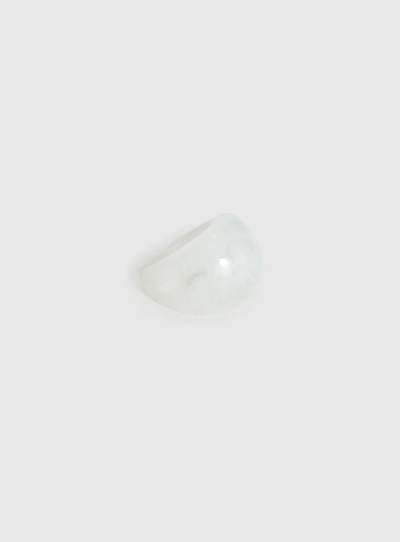 Britley Resin Ring Clear - Image 2