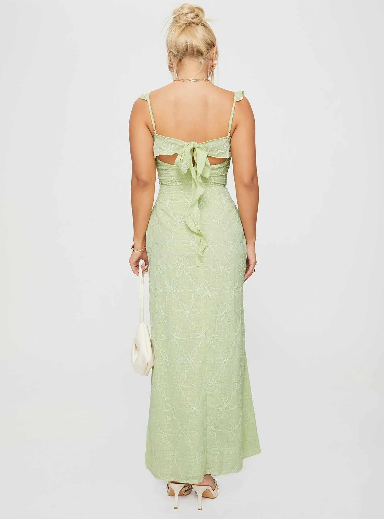 Burner Maxi Dress Green - Image 4