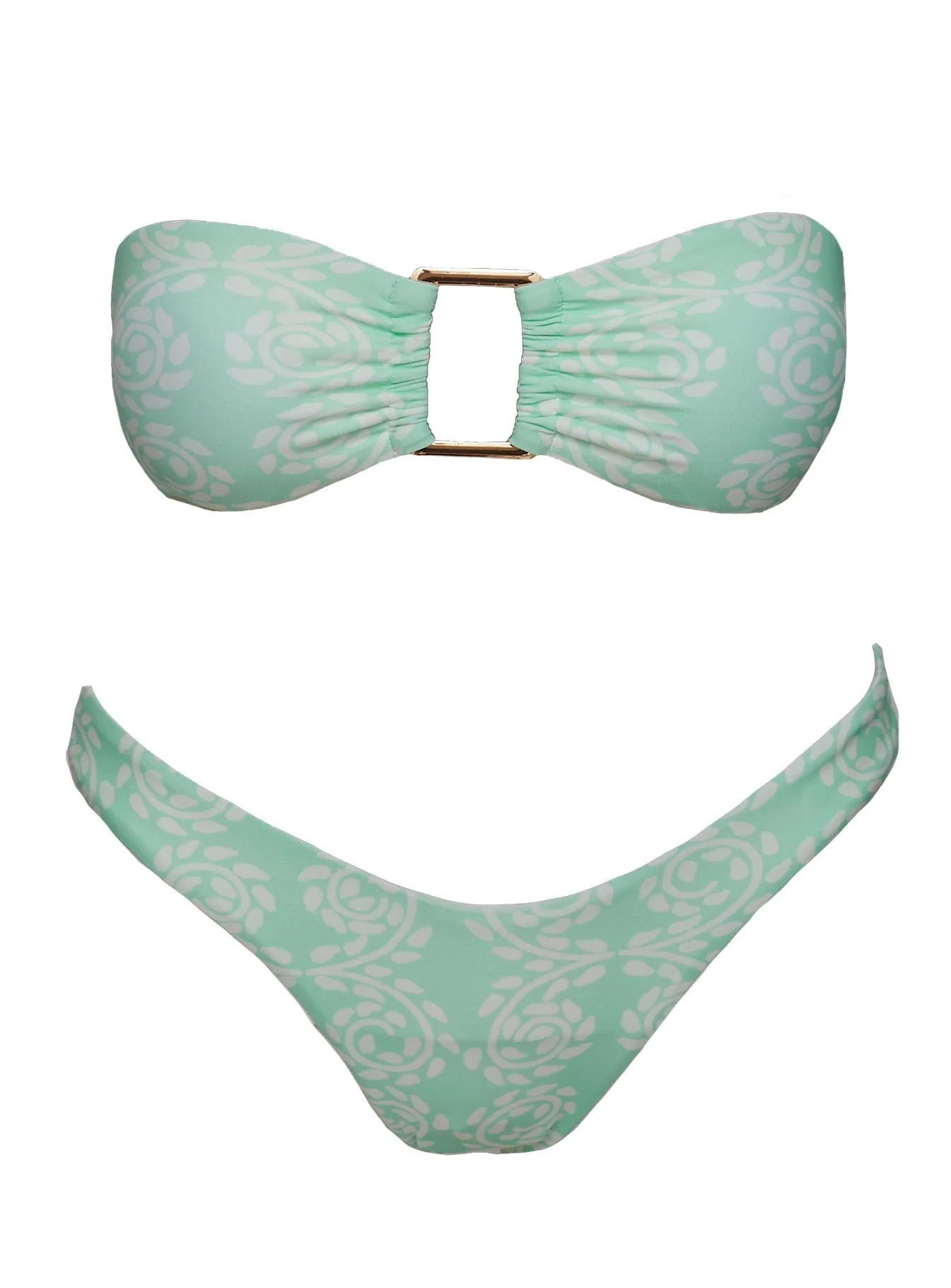 Calbira Cheeky Bikini Bottoms Mint Swirl - Image 5