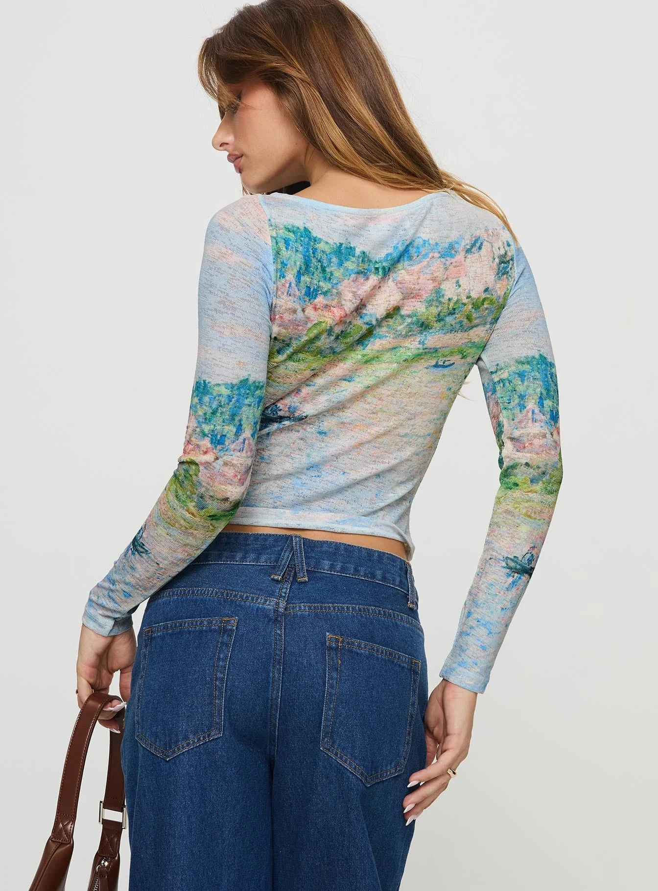Castle On The Hill Long Sleeve Top Multi - Image 5