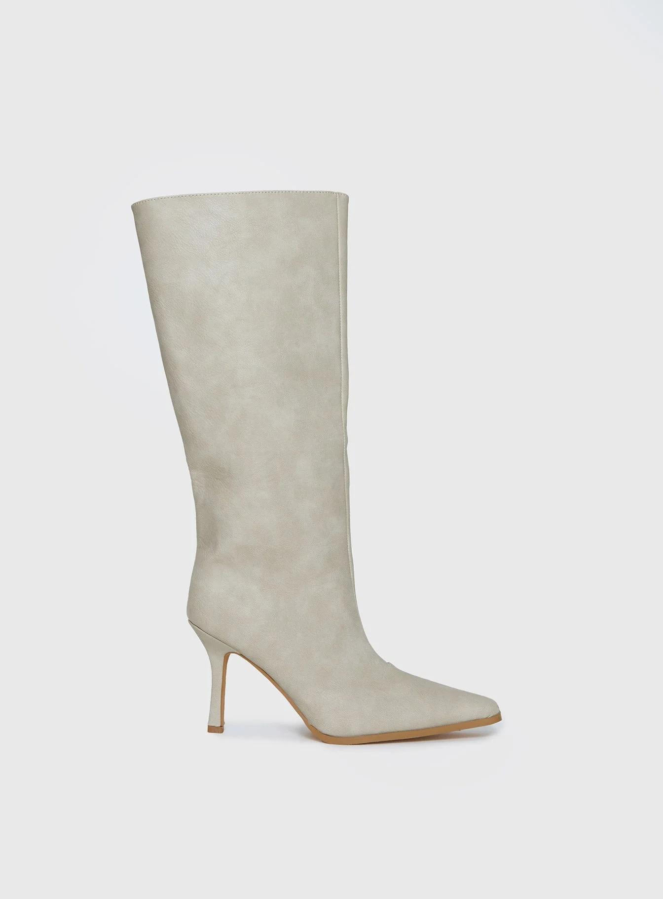 Cecil Knee High Boots Bone - Image 2