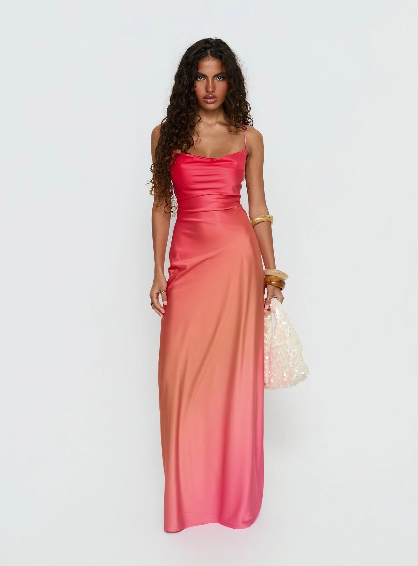 Celena Maxi Dress Pink Ombre - Image 2