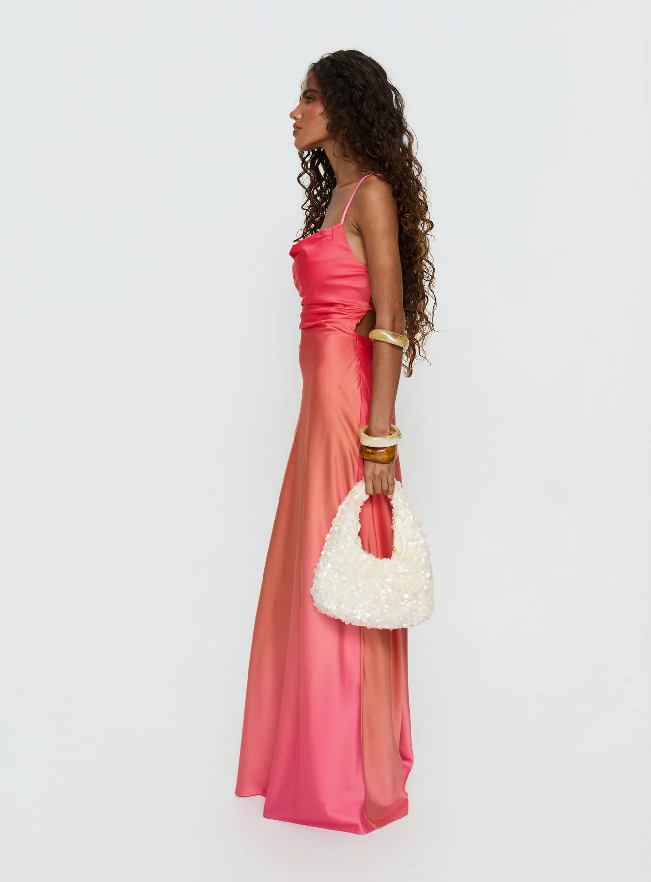 Celena Maxi Dress Pink Ombre - Image 4