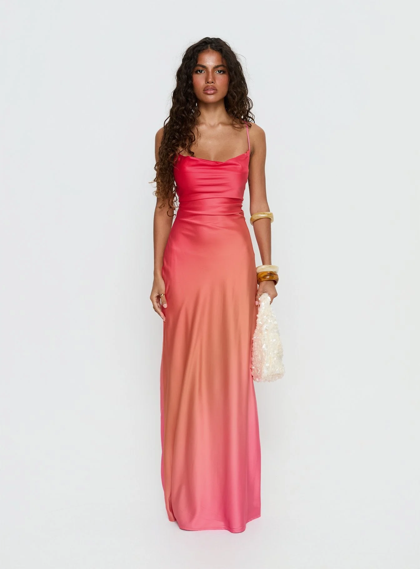 Celena Maxi Dress Pink Ombre - Image 7