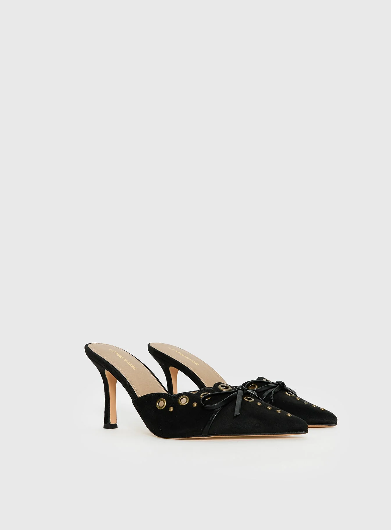 Charisma Pointed Toe Heels Black - Image 2