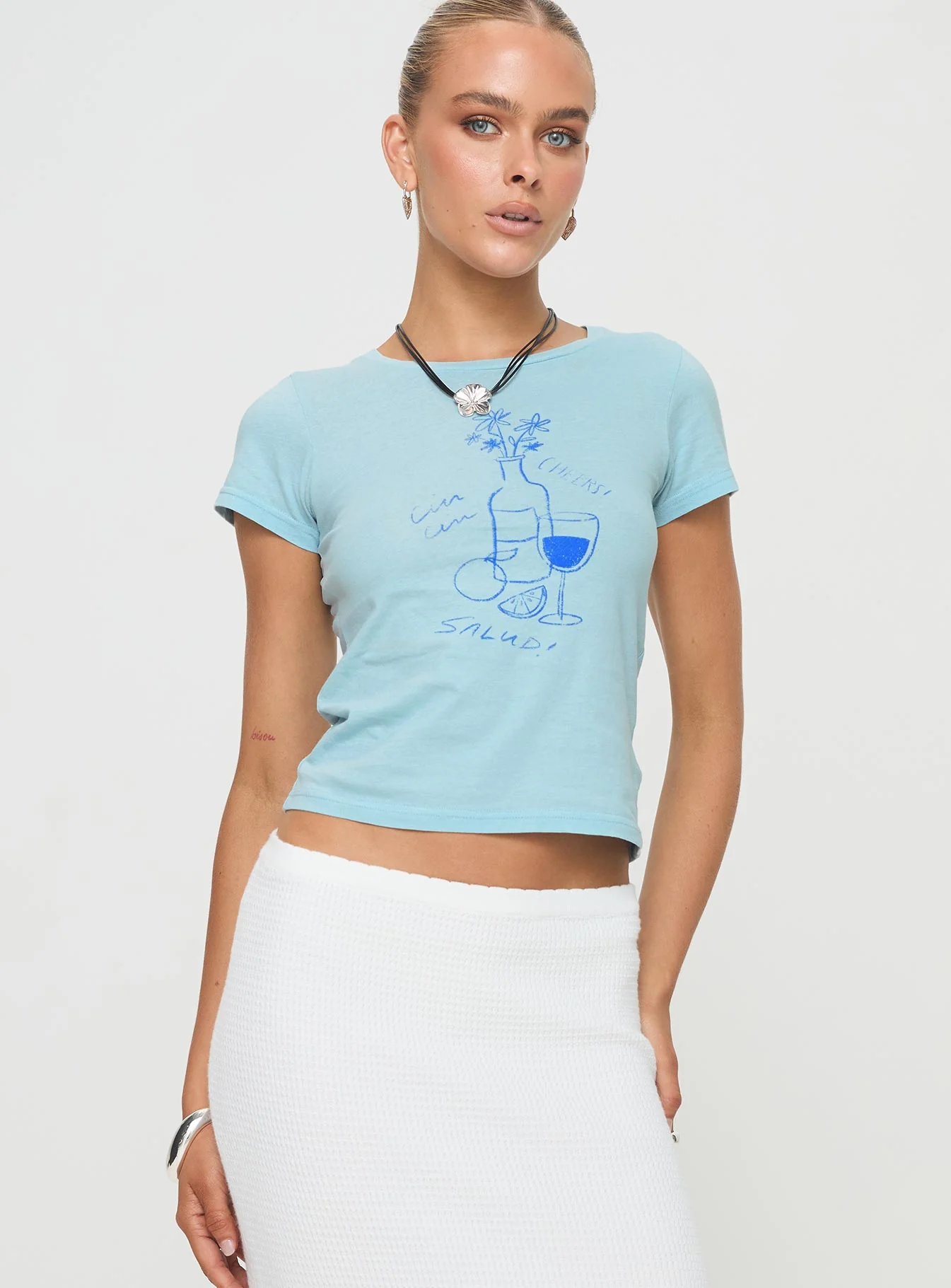 Cheers To You Tee Blue - Image 2
