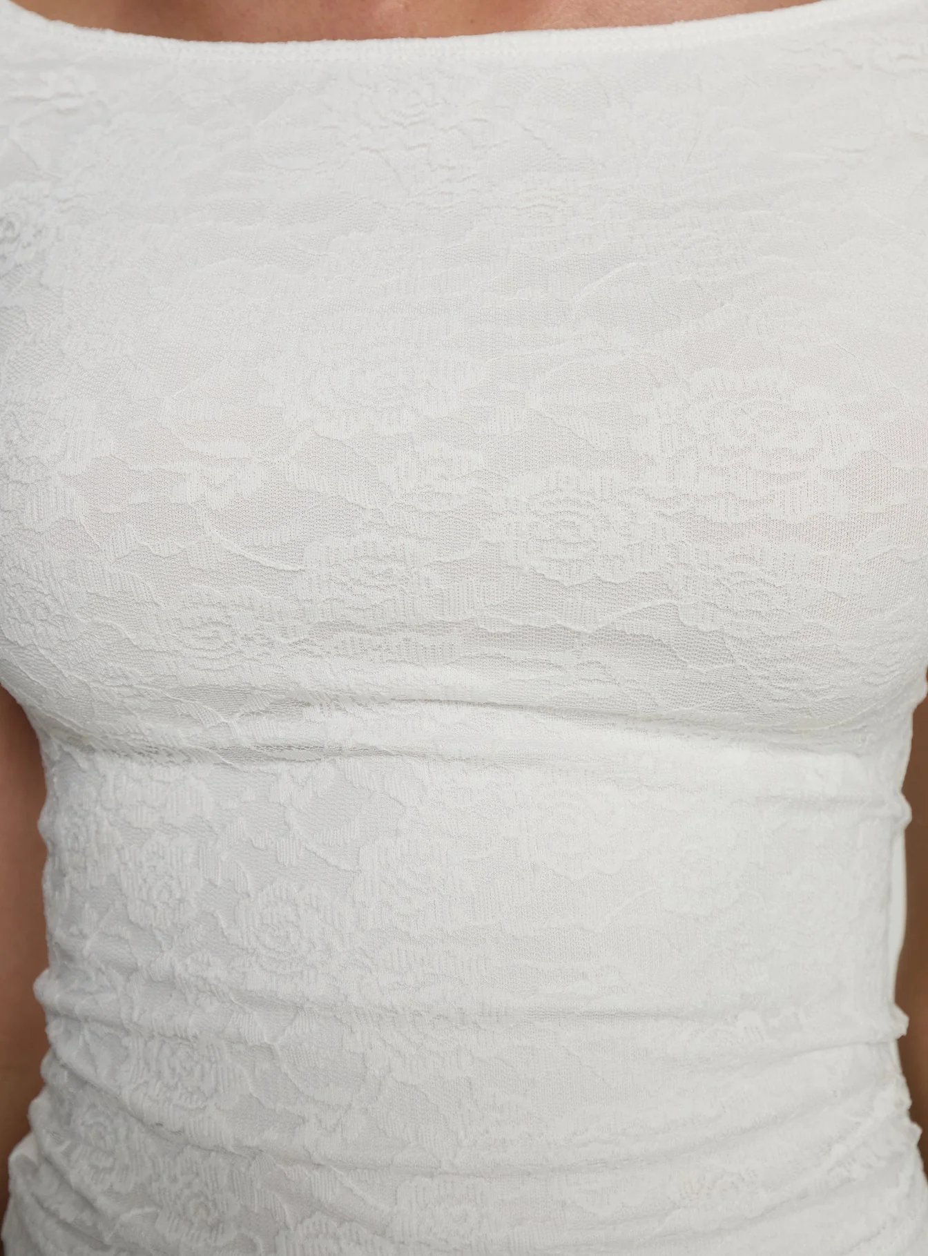 Cheirosa Off Shoulder Lace Top White - Image 6