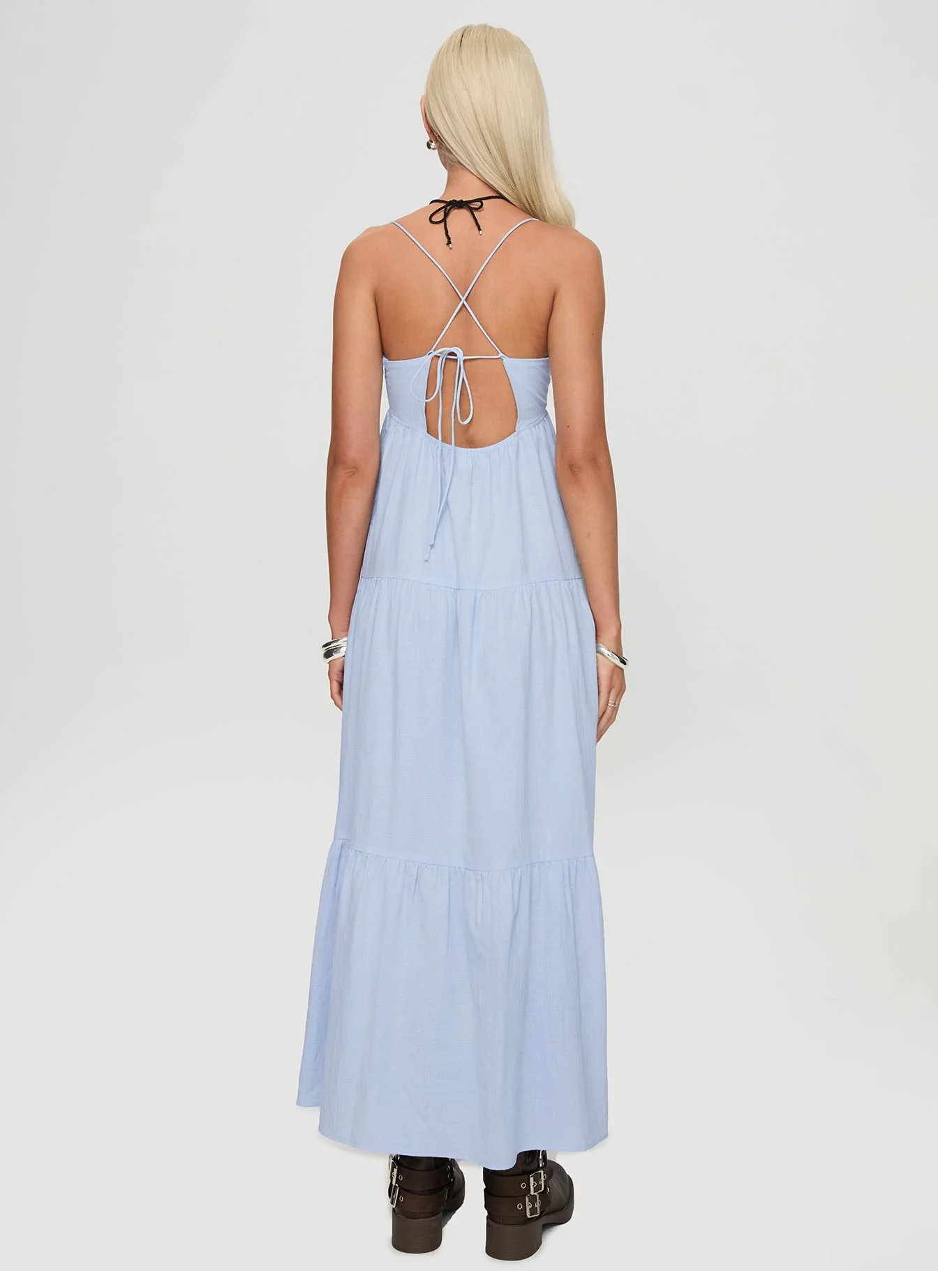 Chelsea Maxi Dress Blue - Image 5