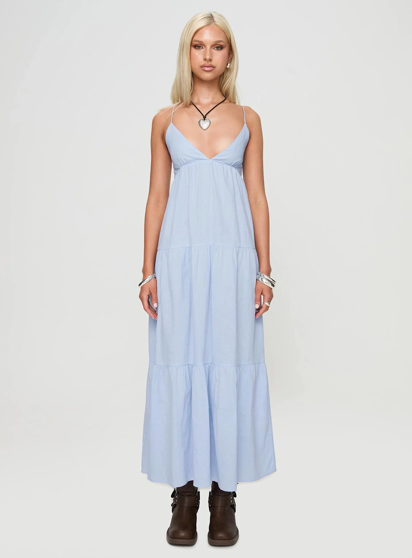 Chelsea Maxi Dress Blue - Image 7