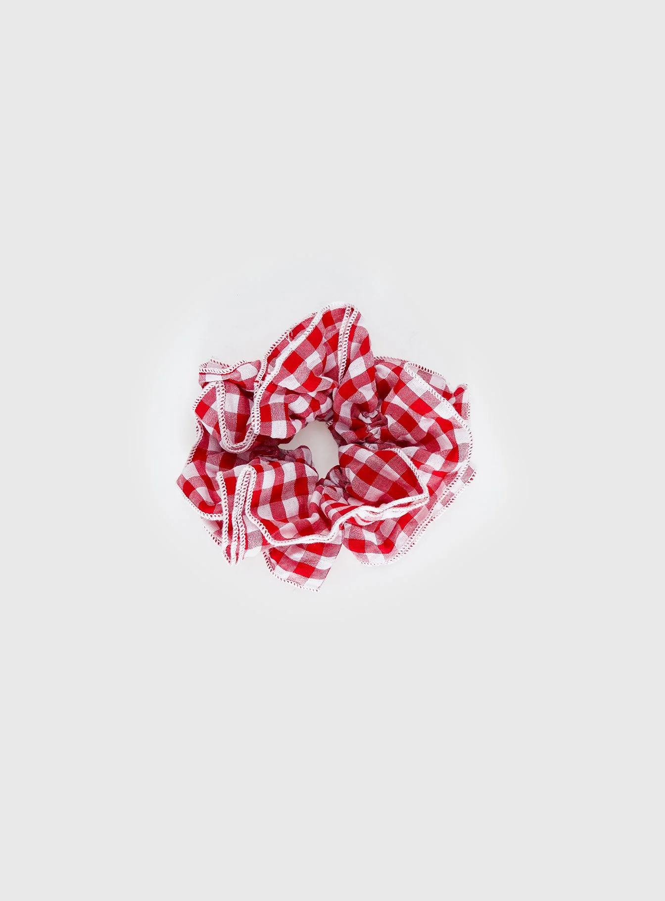 Cheshire Scrunchie Red Gingham - Image 2