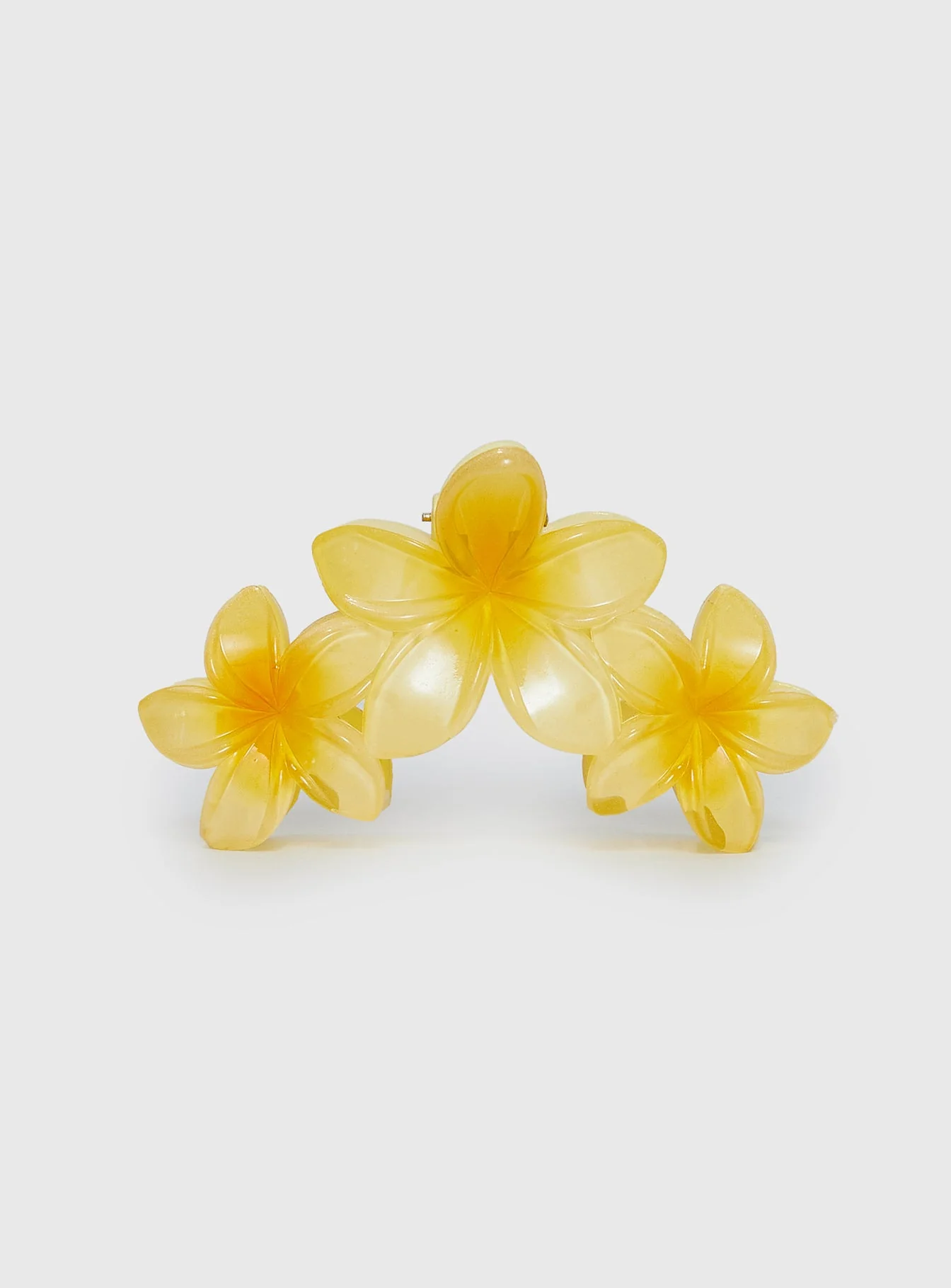 Chianti Frangipani Claw Clip Yellow - Image 2