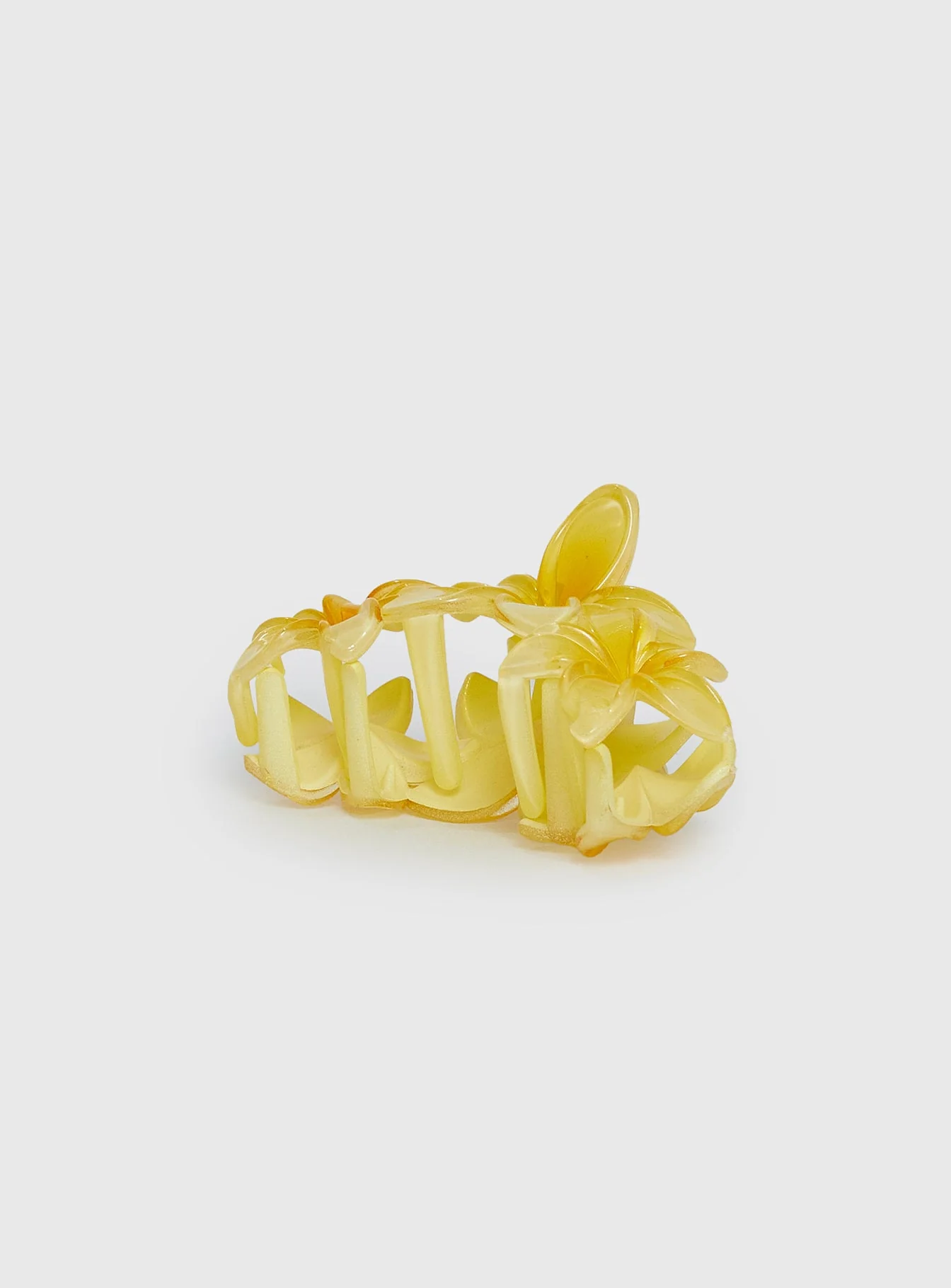 Chianti Frangipani Claw Clip Yellow - Image 4