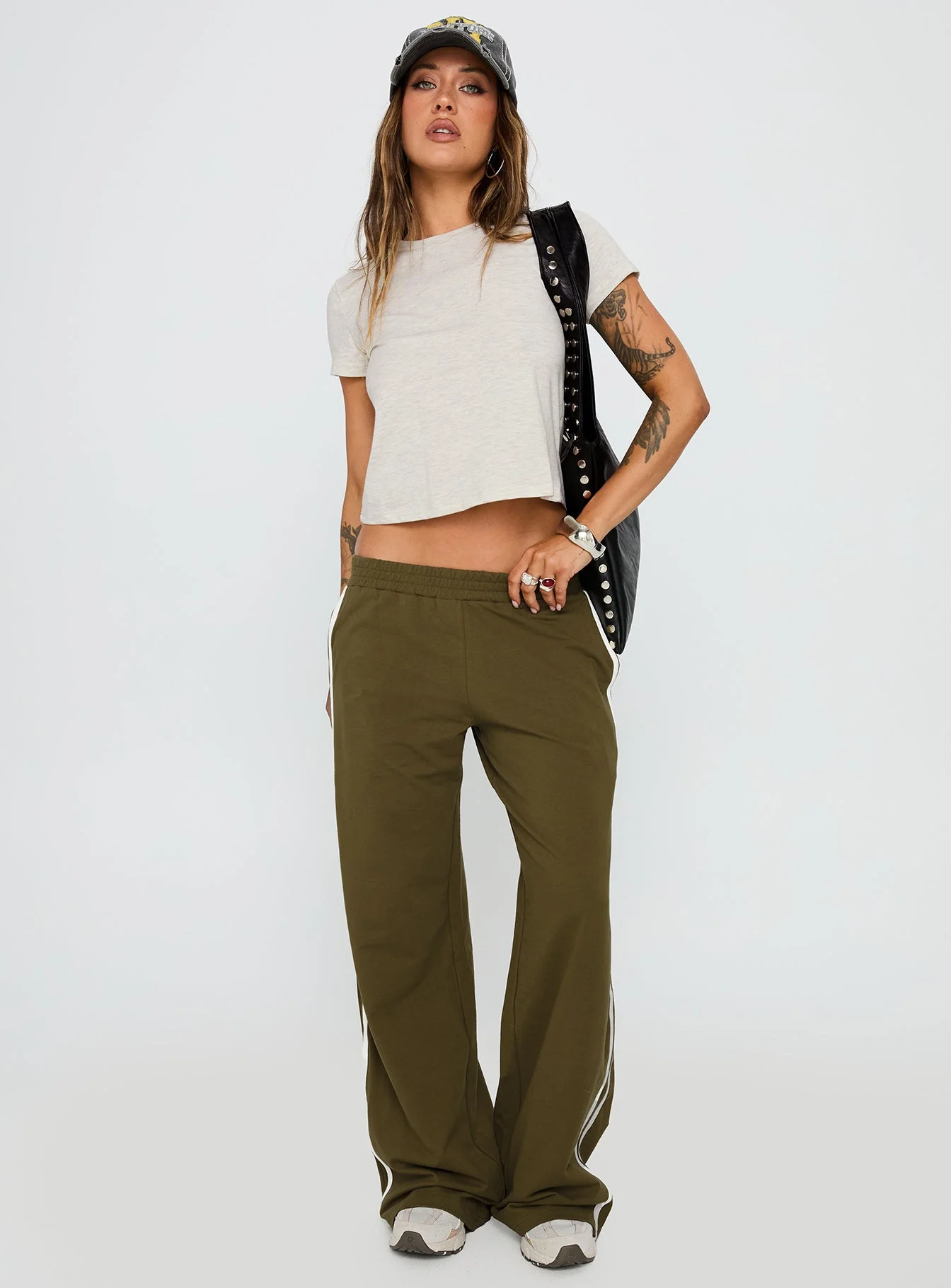 Circuit Track Pants Khaki - Image 3