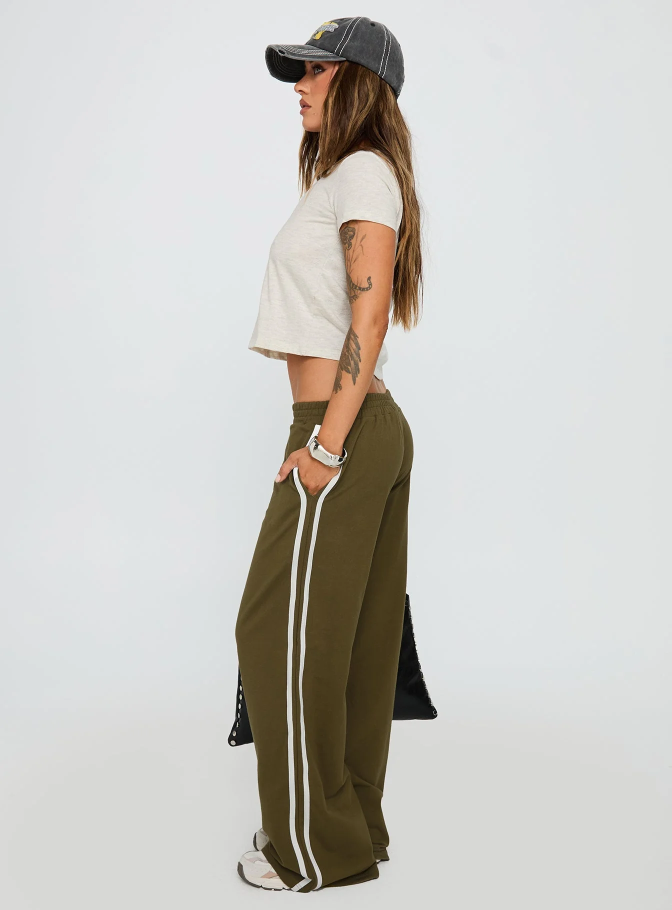 Circuit Track Pants Khaki - Image 4