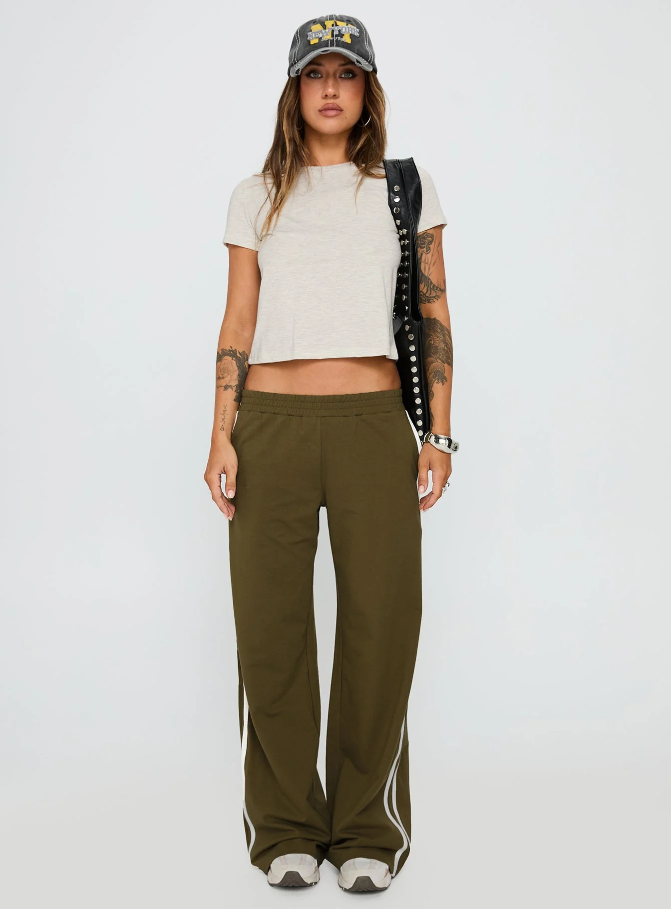 Circuit Track Pants Khaki - Image 7